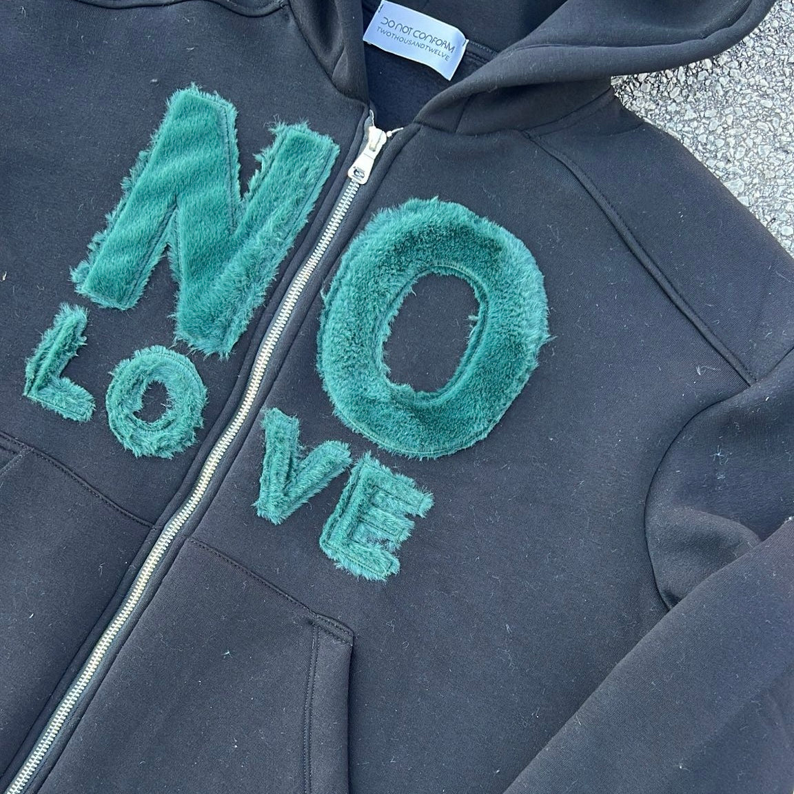 Sweat H.uno NoLove Nero