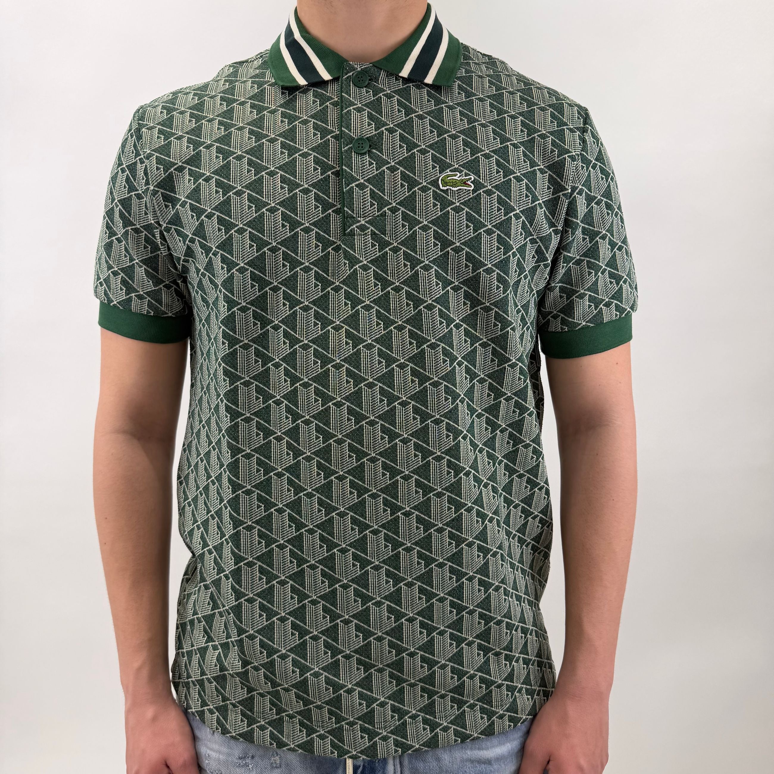 Polo Monogramma Verde