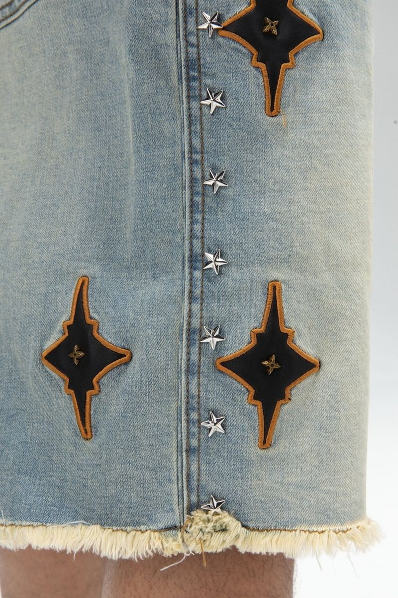 Short Star Denim