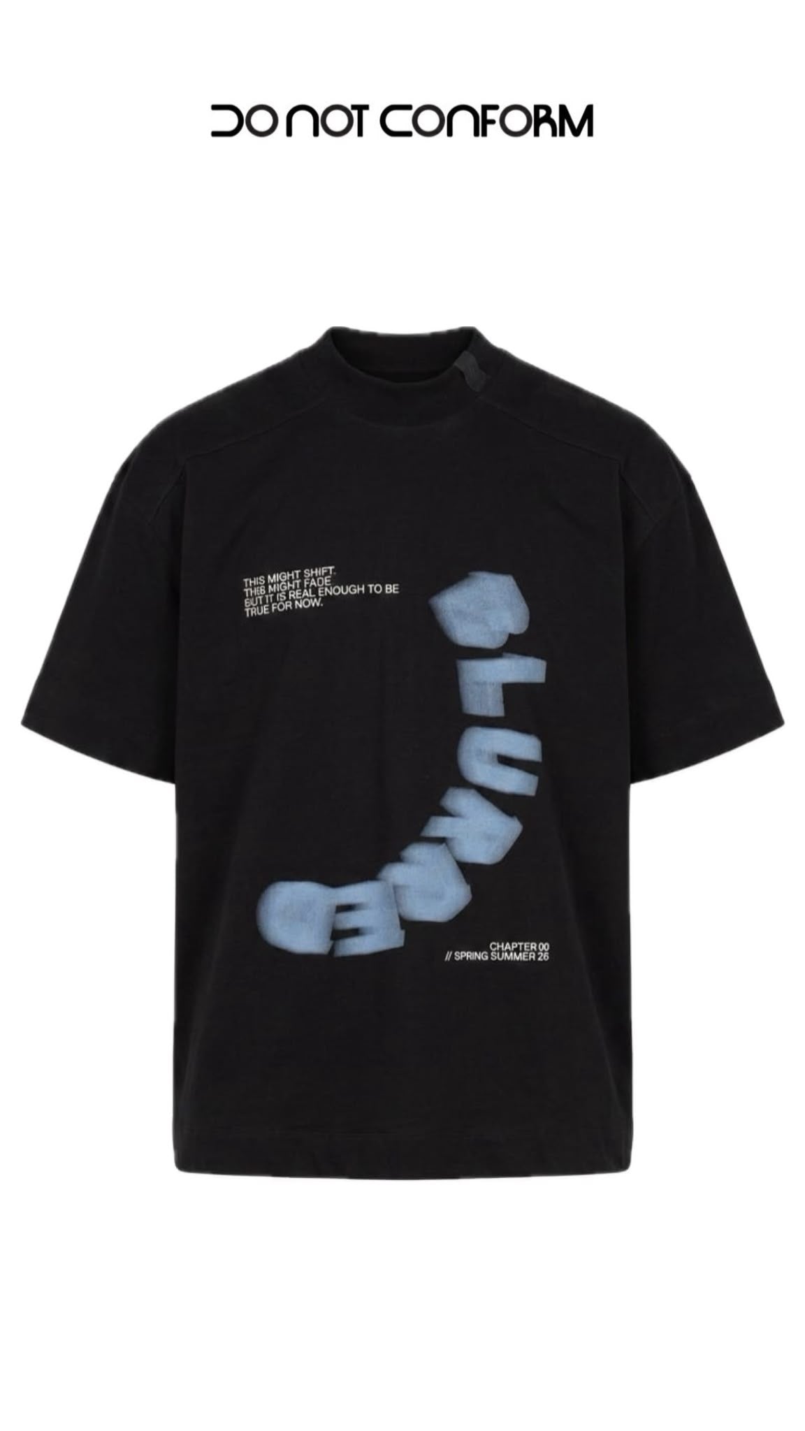 Tee Blurred Nera