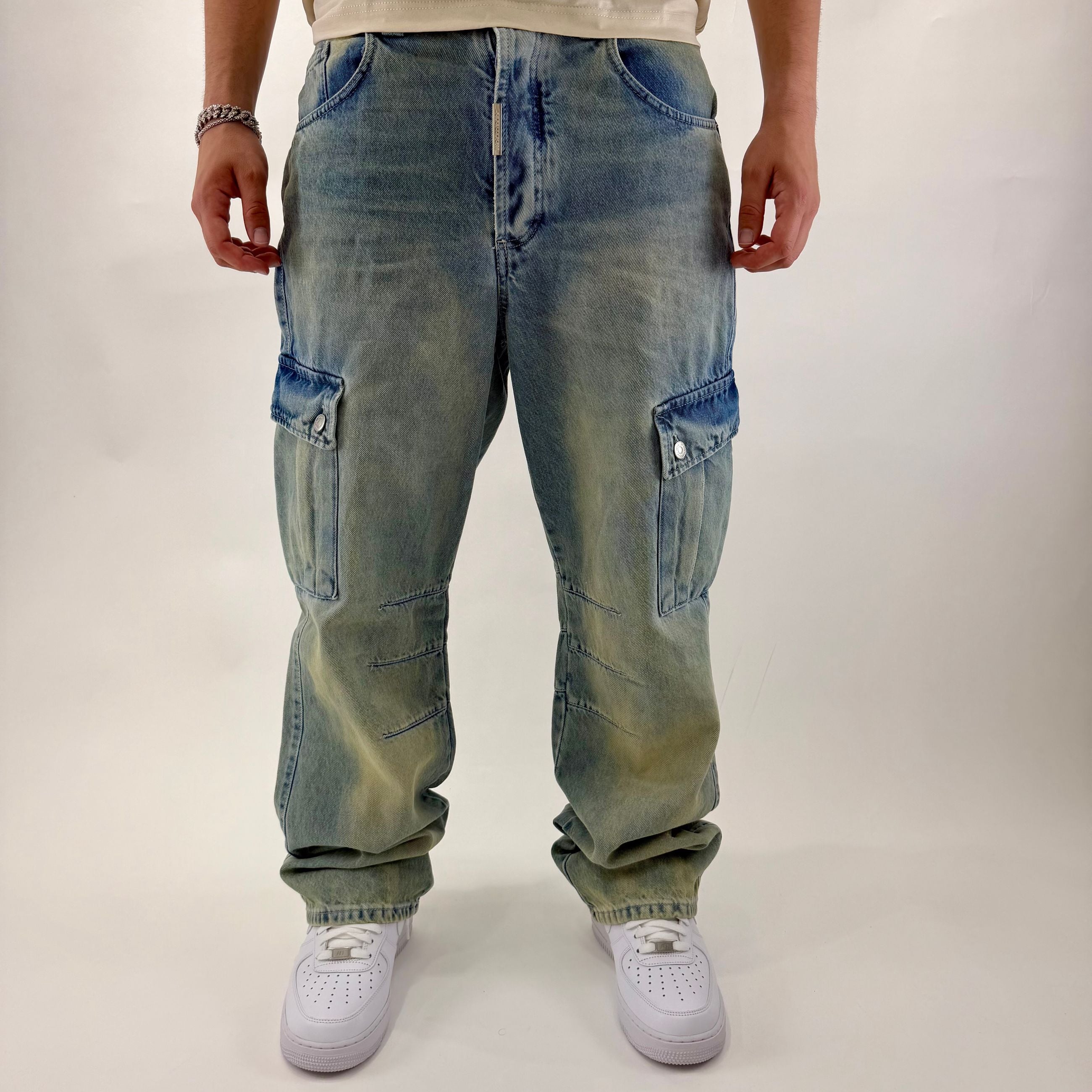 Baggy Pockets Denim Light