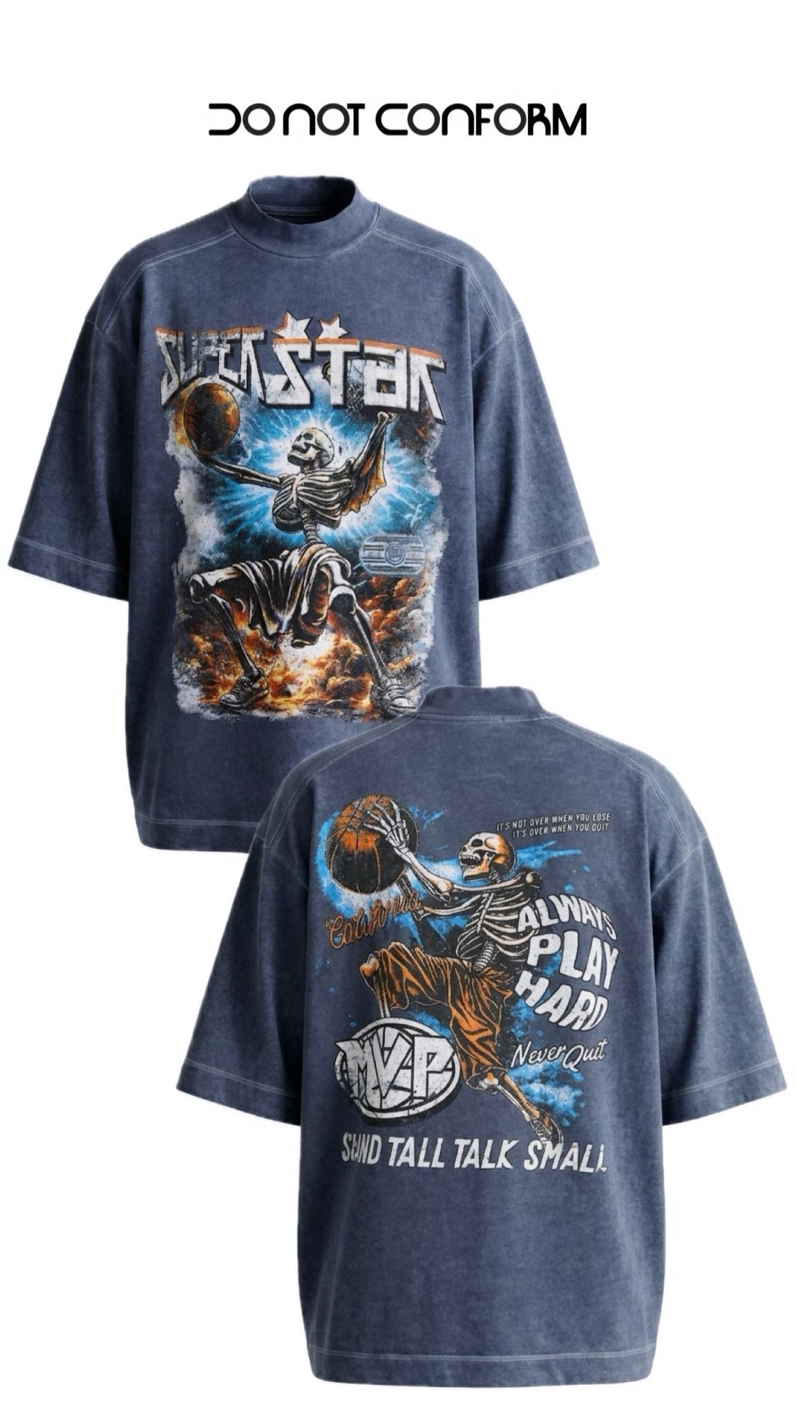 Tee SuperStar Blu