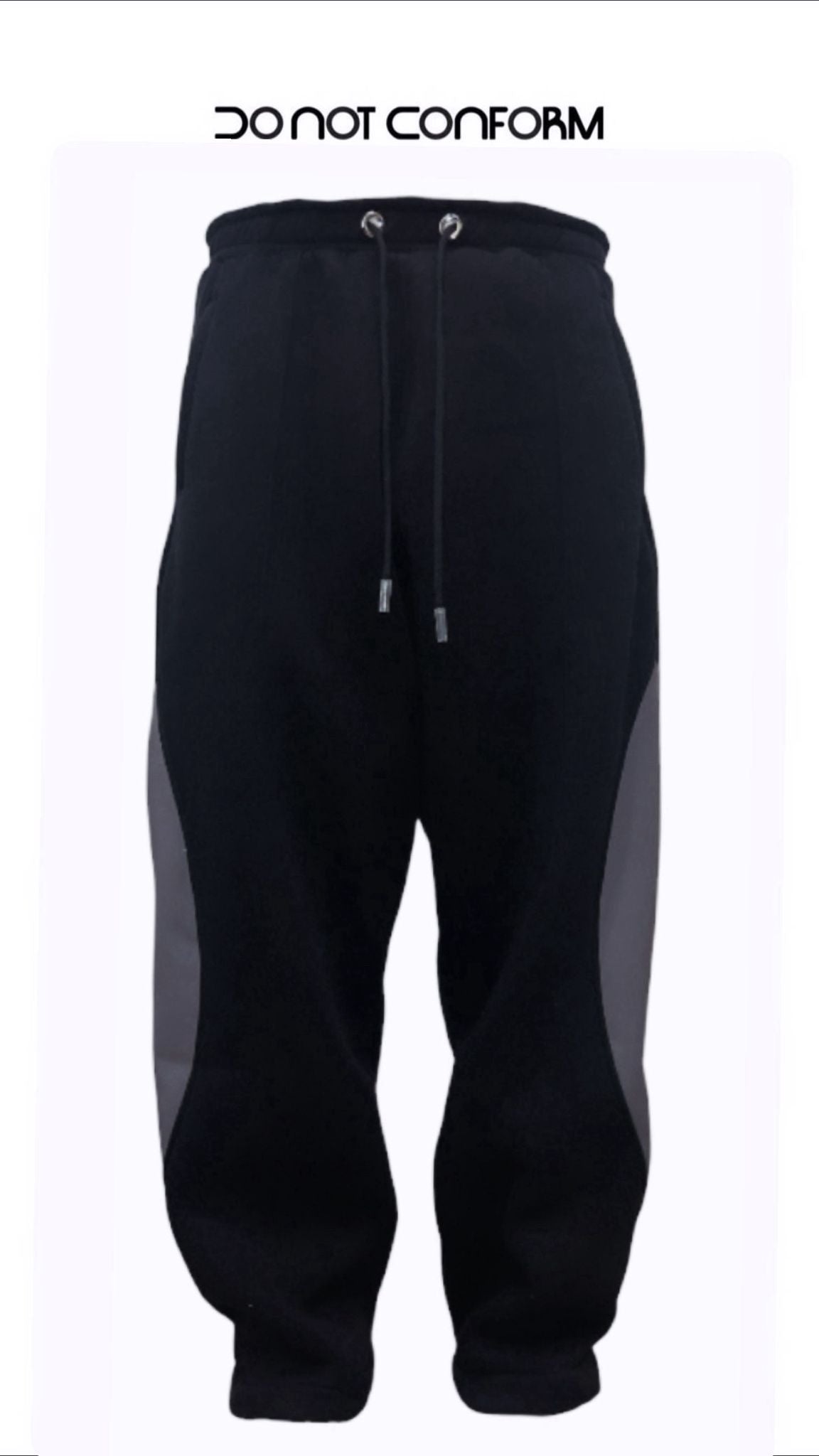 Pantsuit Baggy Nero/Grigio