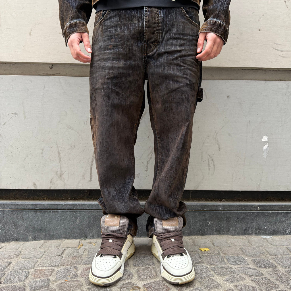 Baggy Denim Floccato