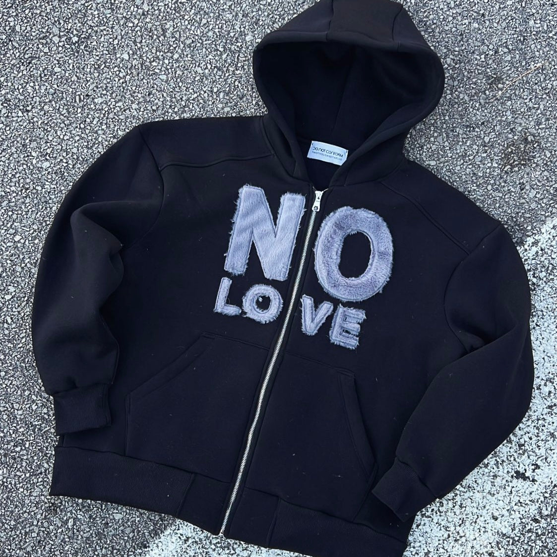 Sweat H.uno NoLove Nero