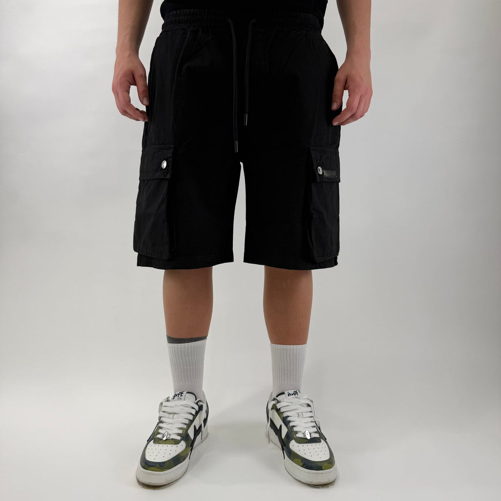 Short Ripstop Nero
