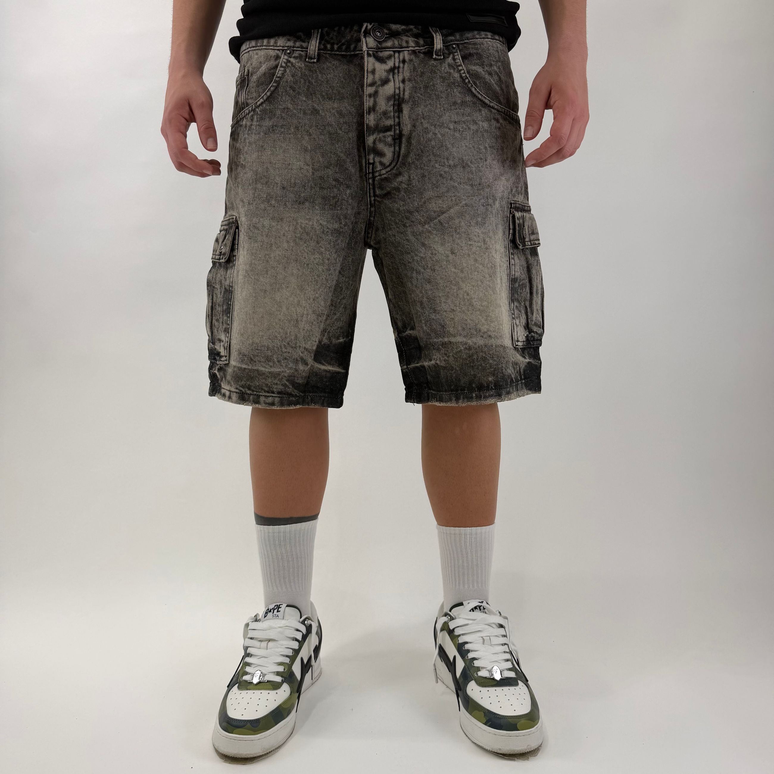 Short Pockets Sandblasted