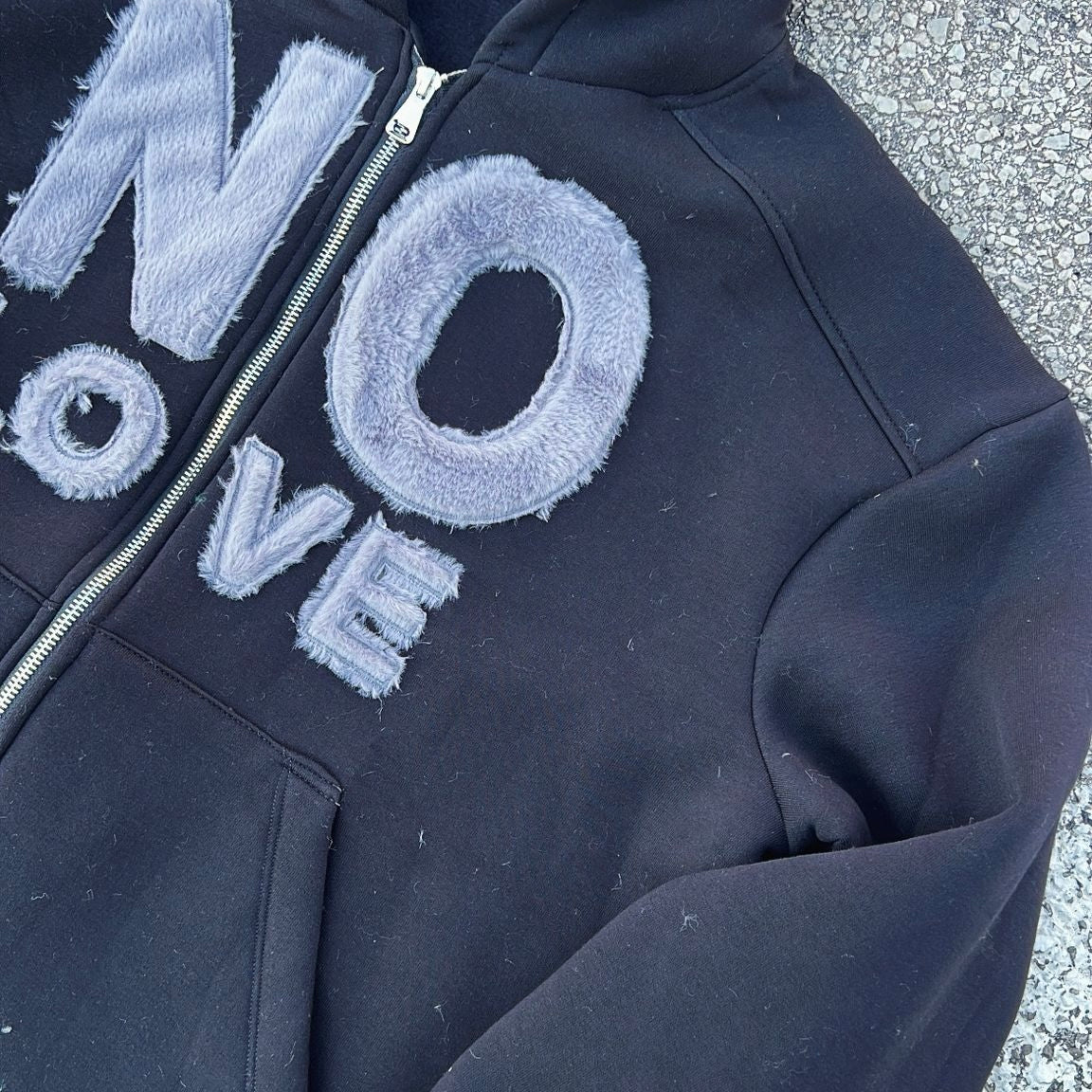 Sweat H.uno NoLove Nero