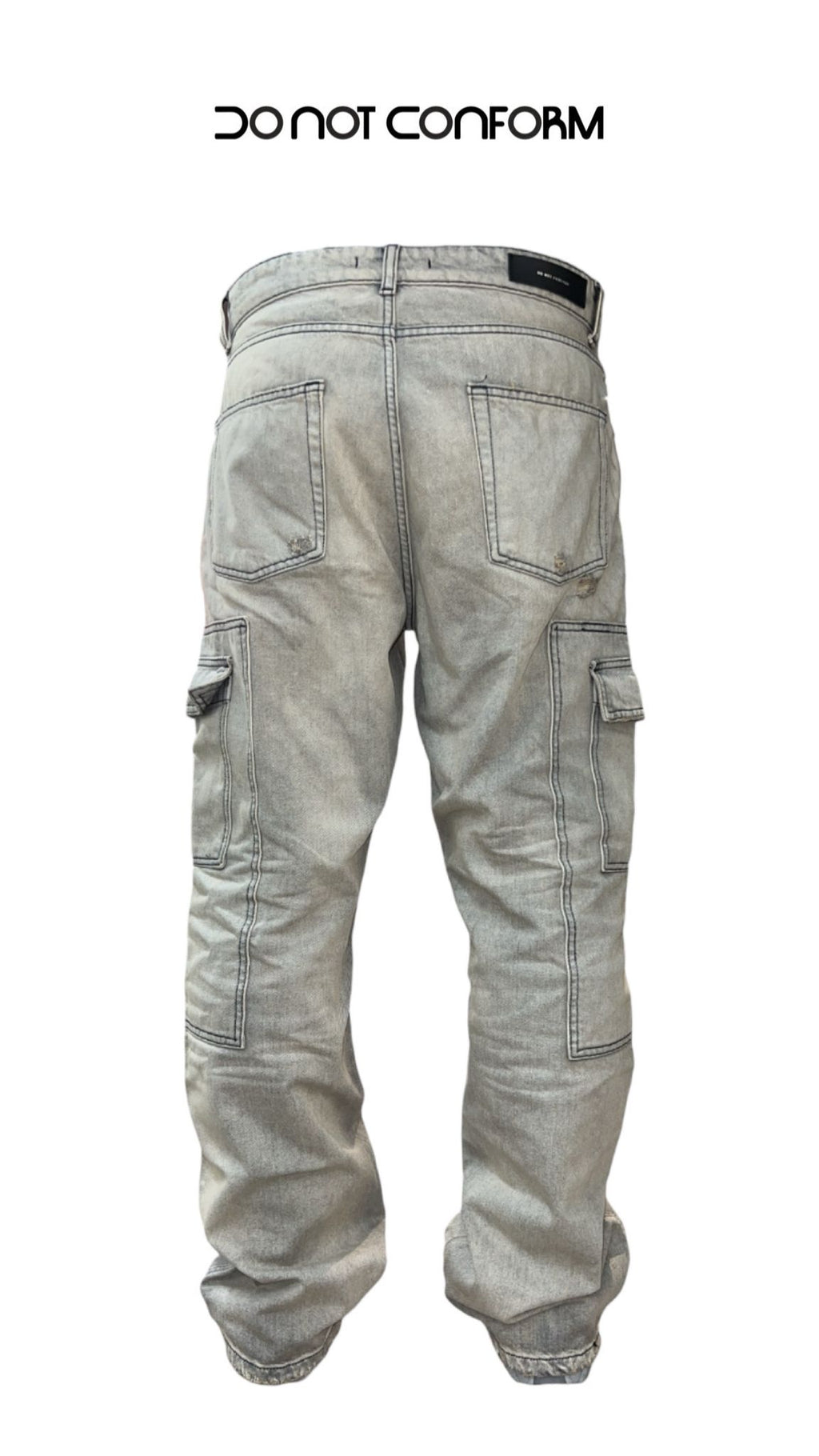 Baggy Sandblasted Jeans