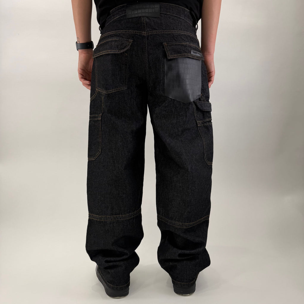 Baggy Leather Nero