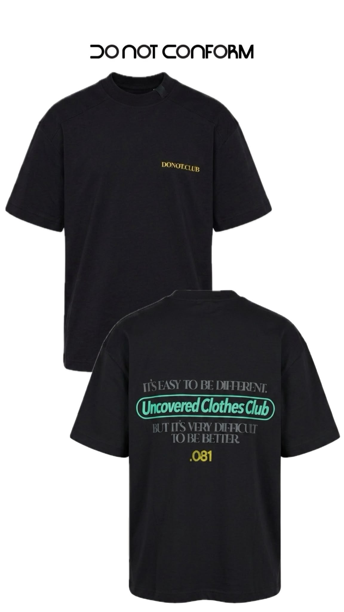 Tee 081 Nero