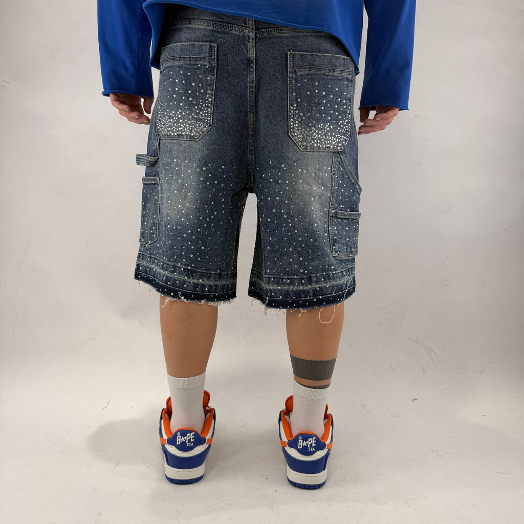 Short Crystal Denim