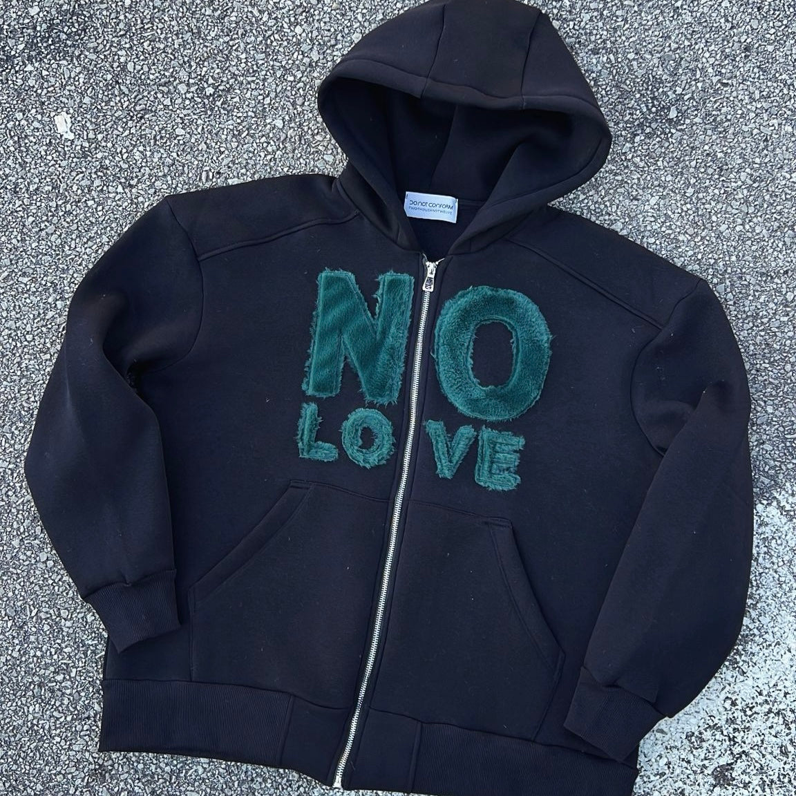 Sweat H.uno NoLove Nero