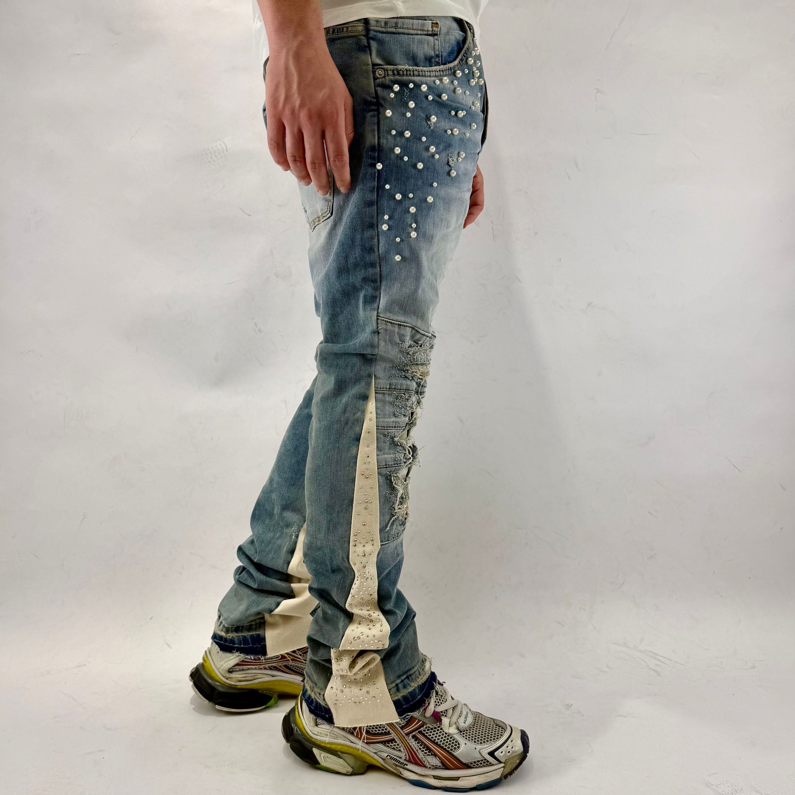Flare Pearl Denim