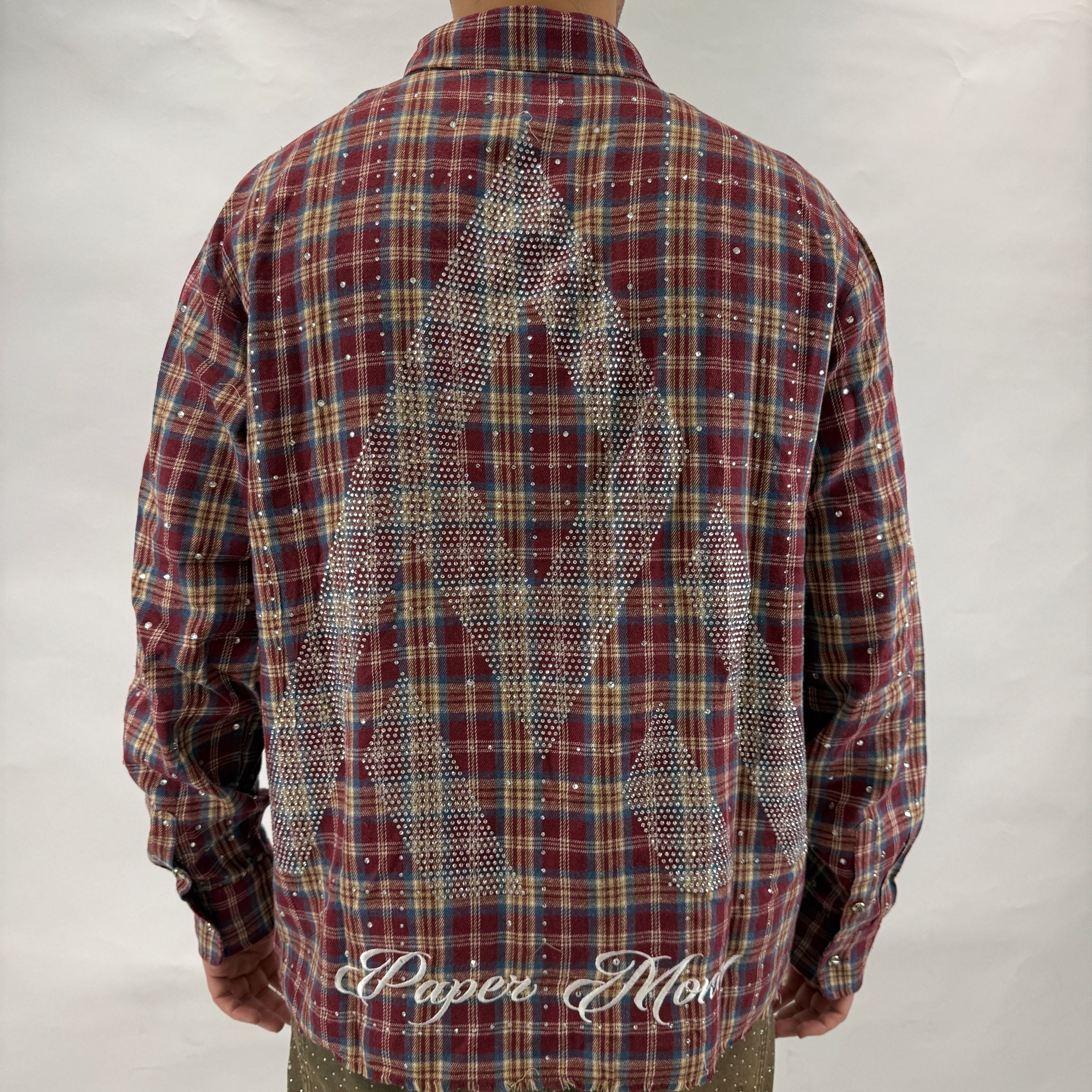 Shirt Rhinestone Wine