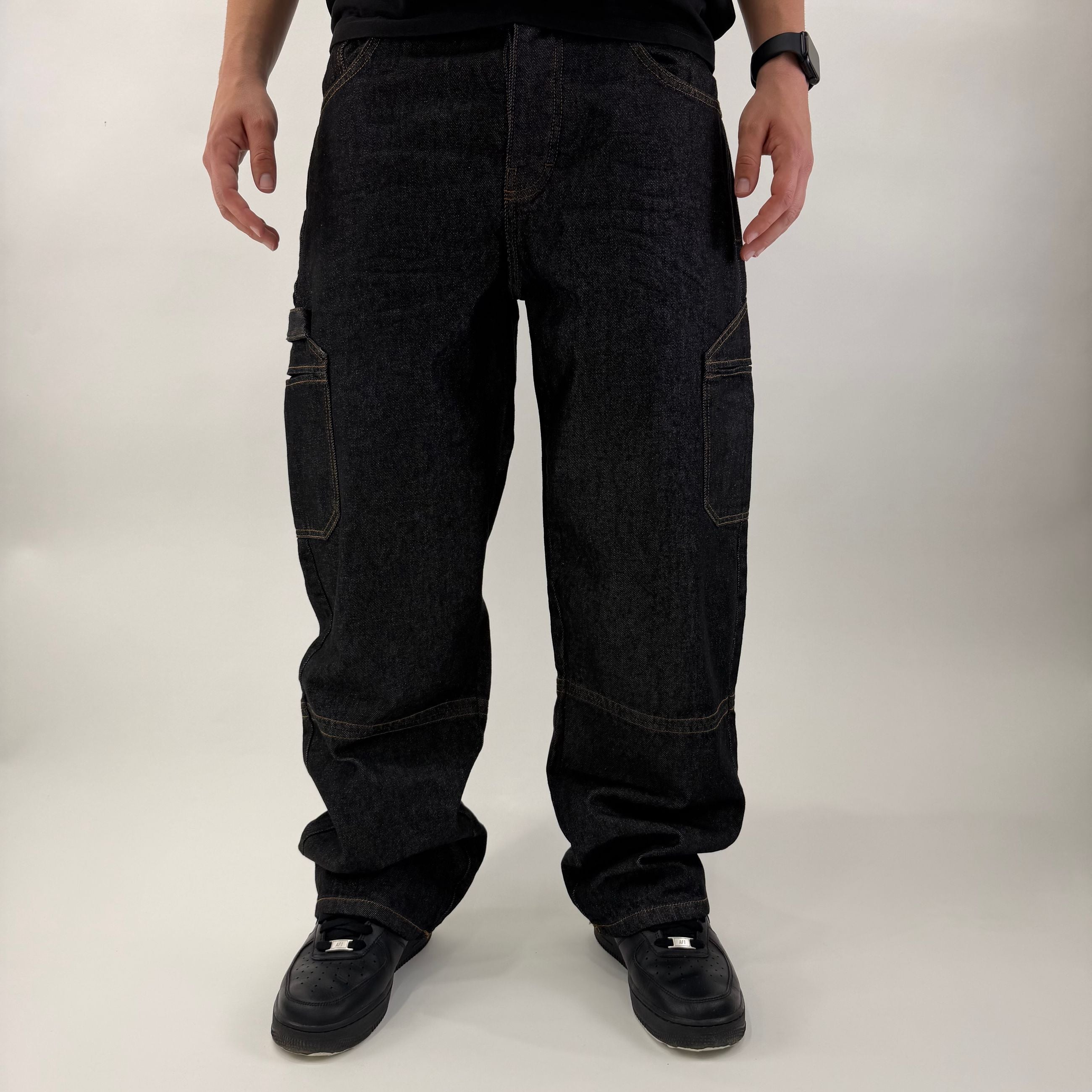 Baggy Leather Nero