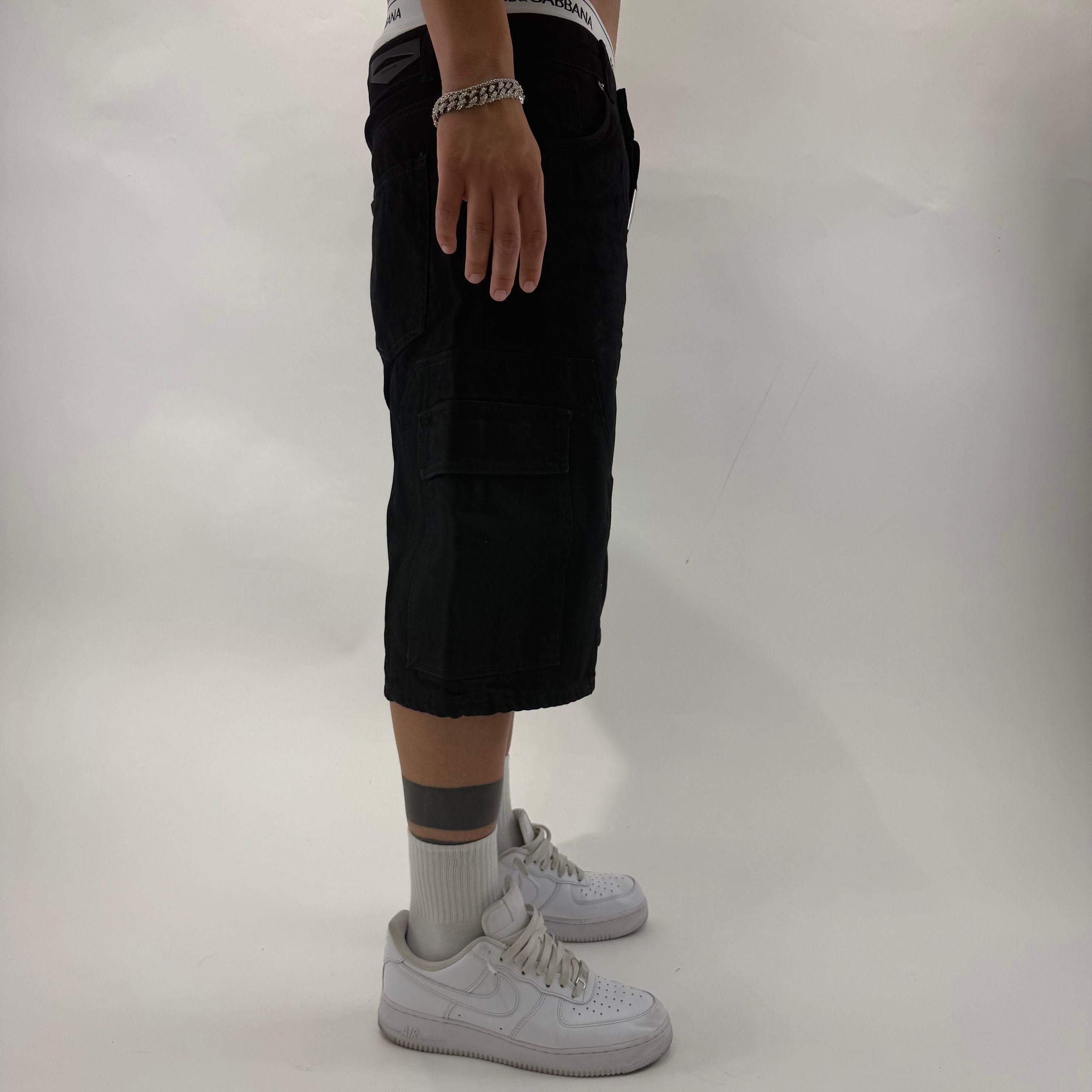 Short H.uno Pockets Nero
