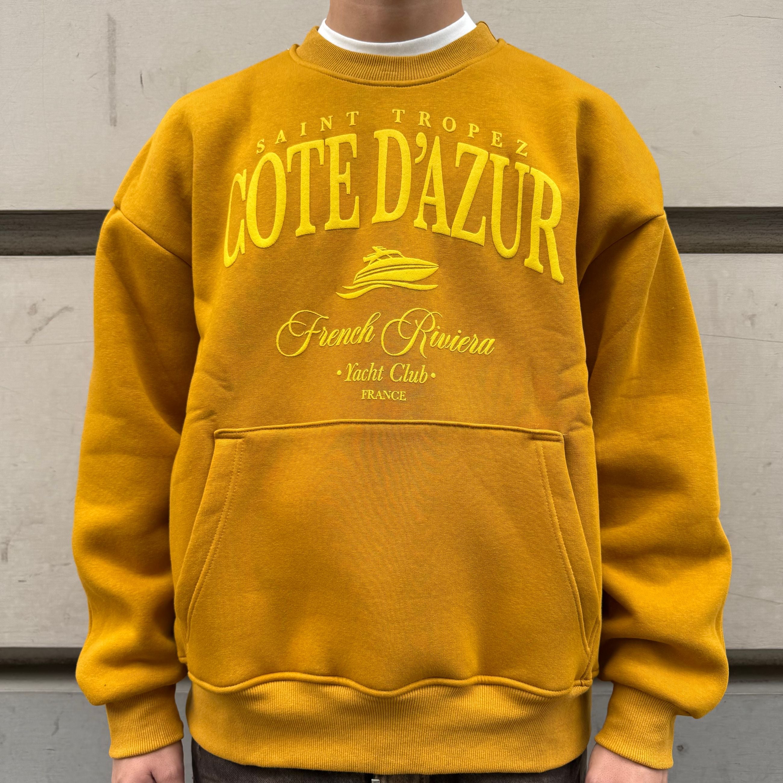Sweat Côte d’Azur Senape