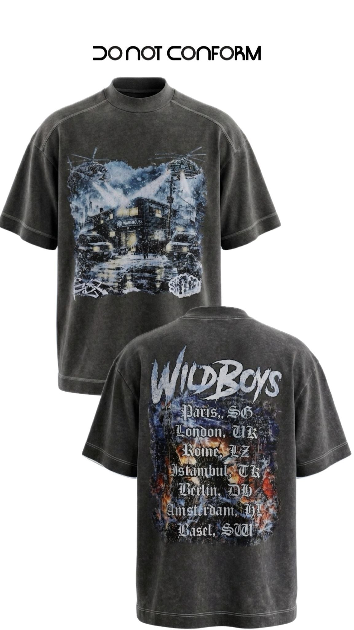 Tee Wild Boys Nero