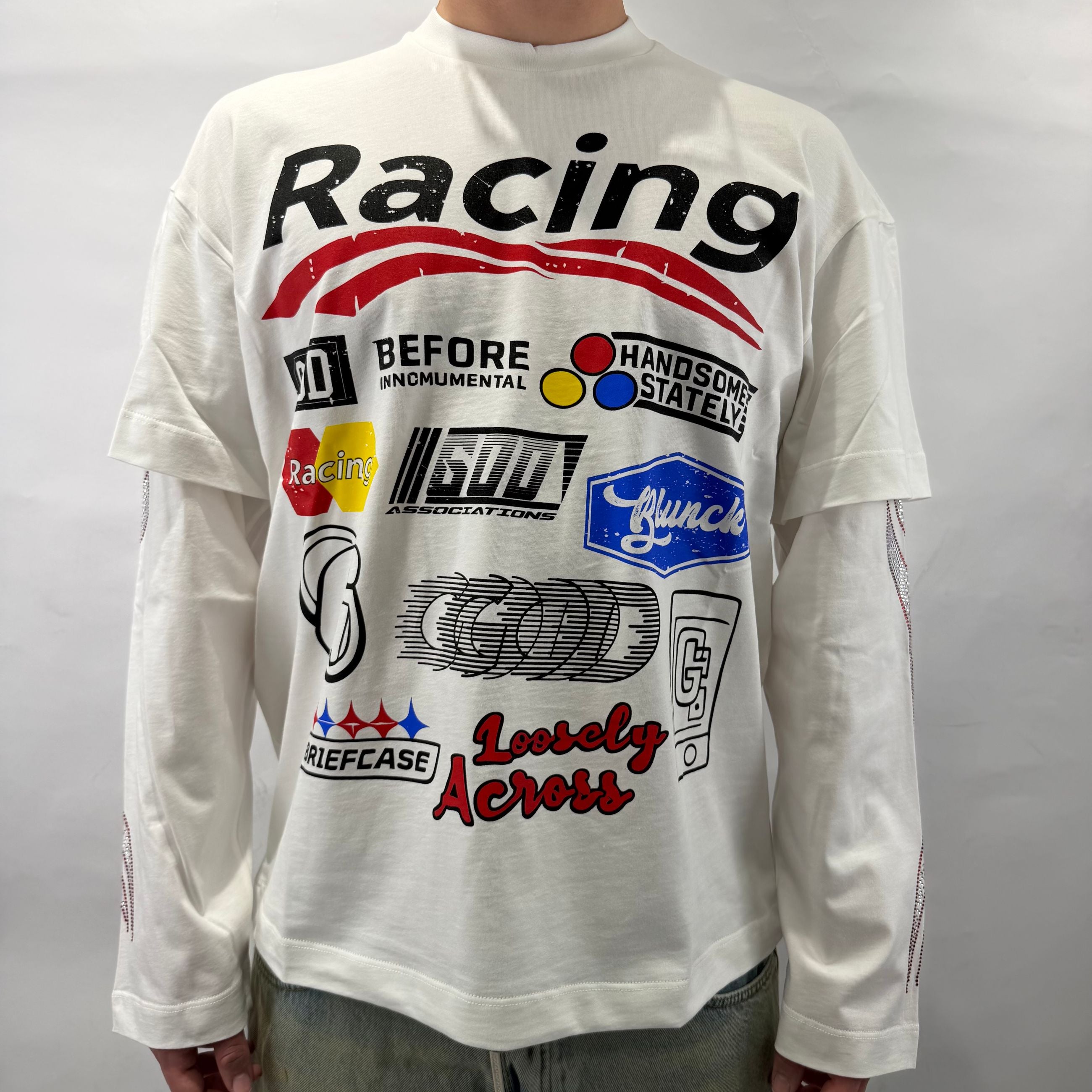 Longsleeve Racing Panna