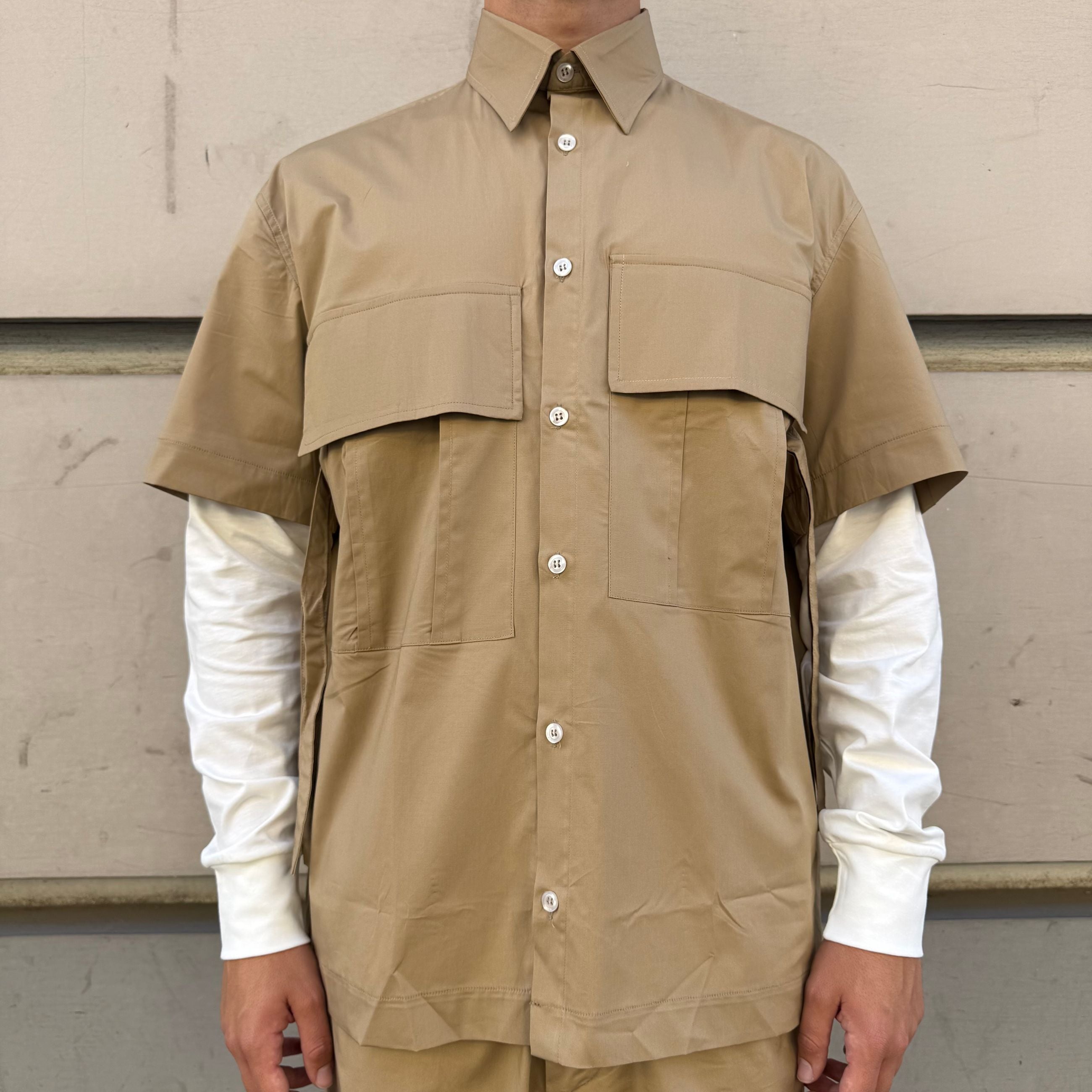 Pockets Shirt Beige