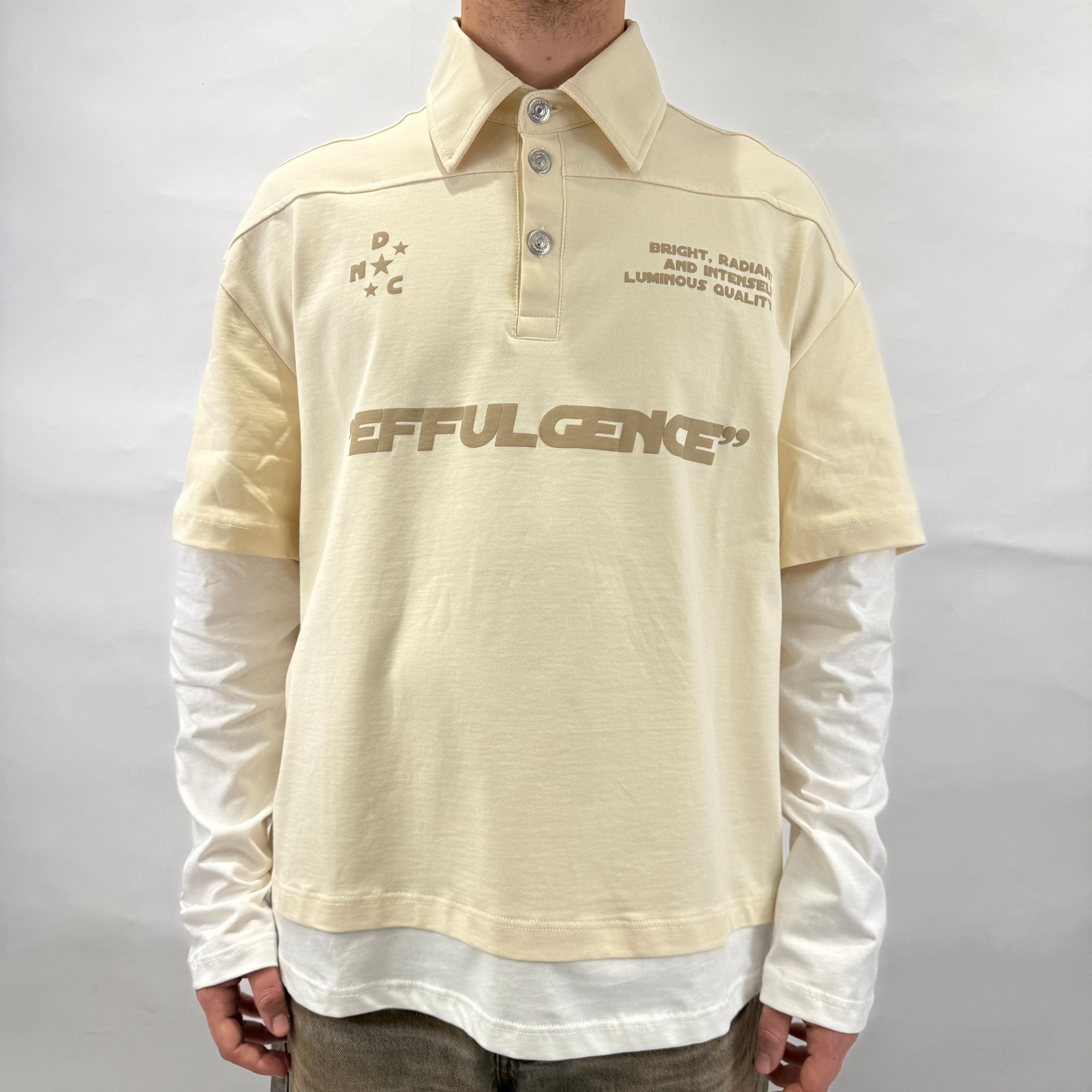 Polo Longsleeve Beige