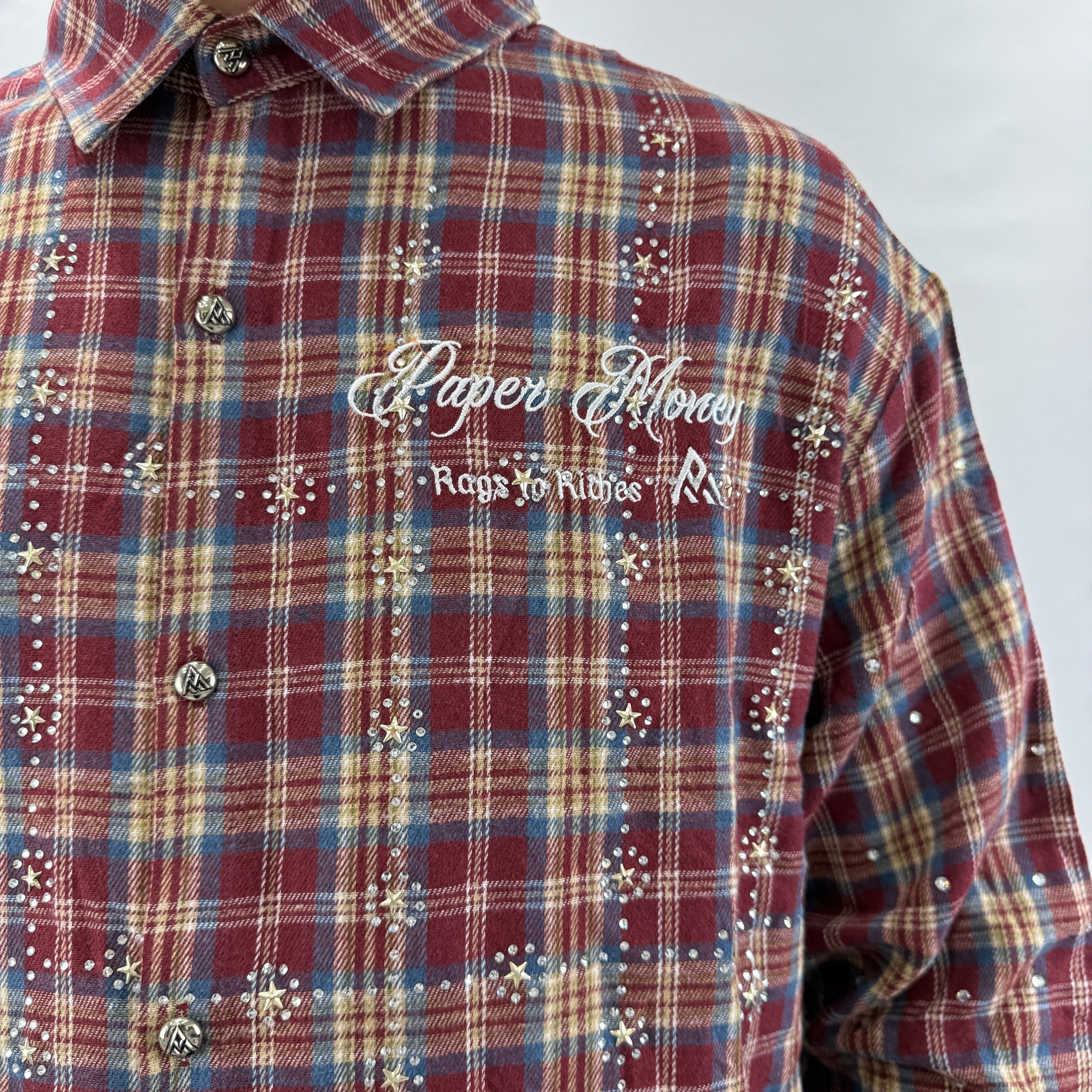 Shirt Rhinestone Wine