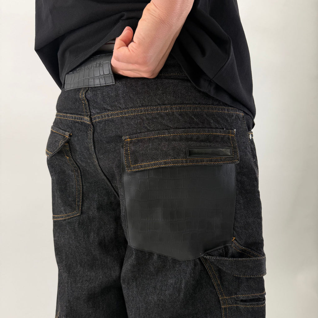 Baggy Leather Nero