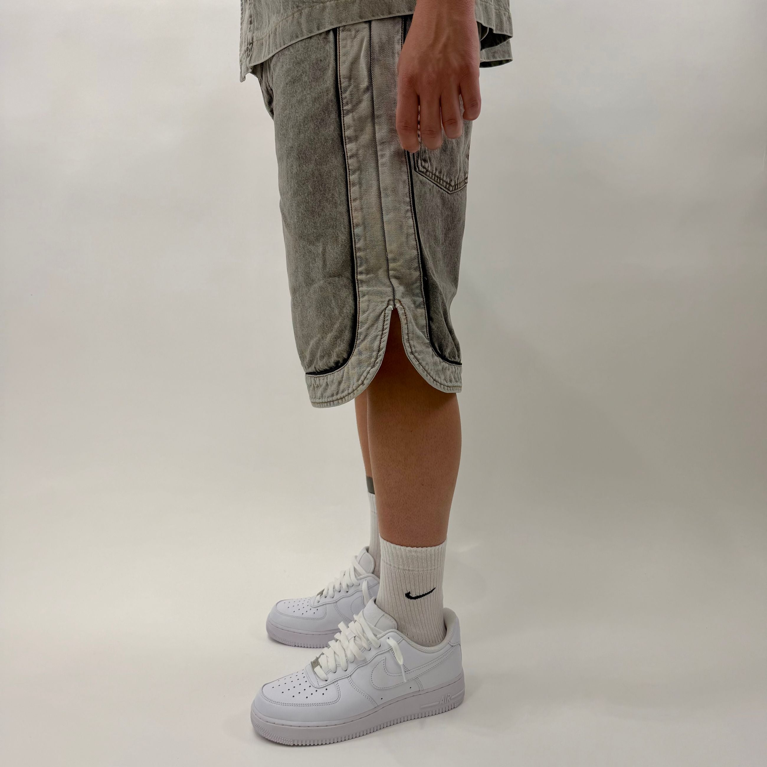 Short Jeans Grigio