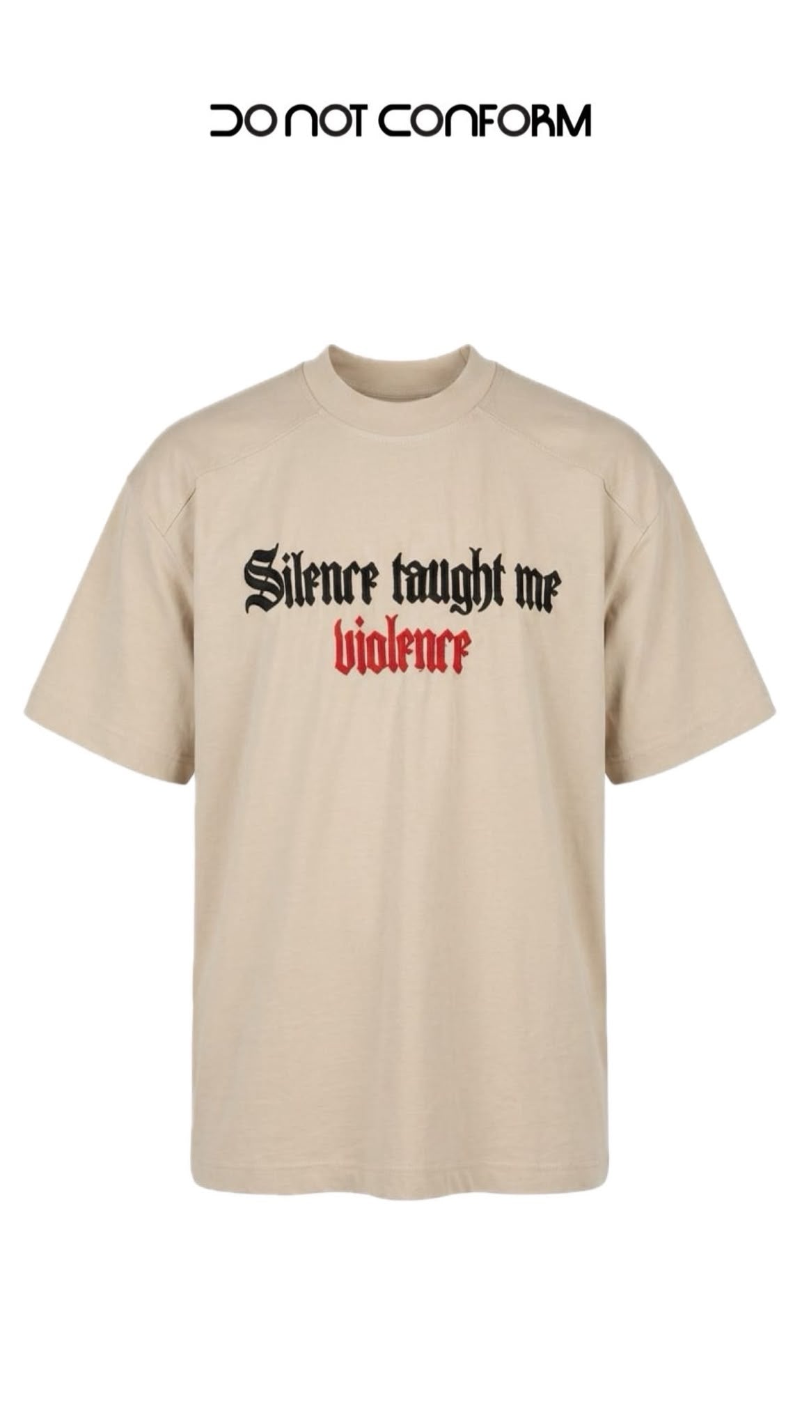 Tee Violence Beige