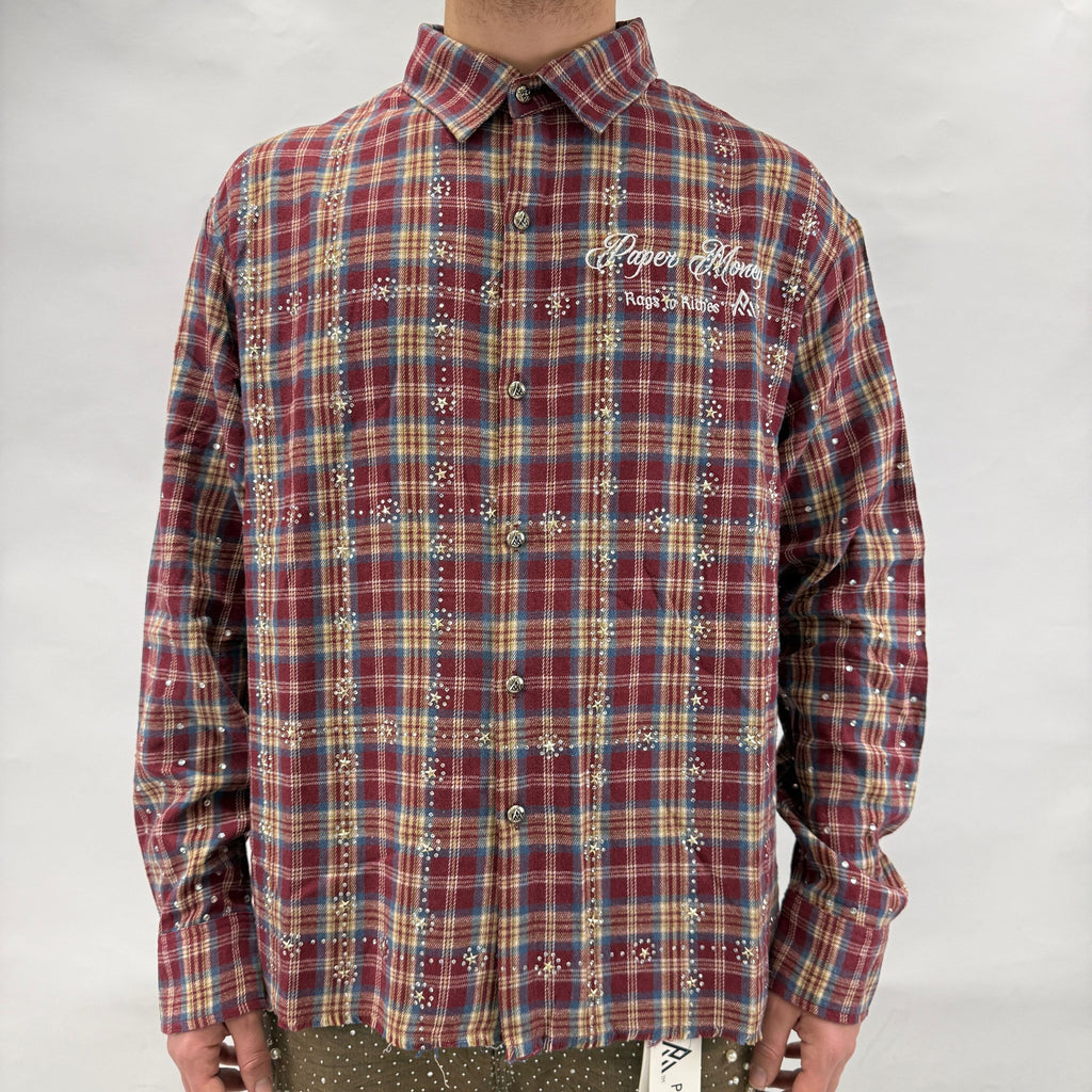 Shirt Rhinestone Wine