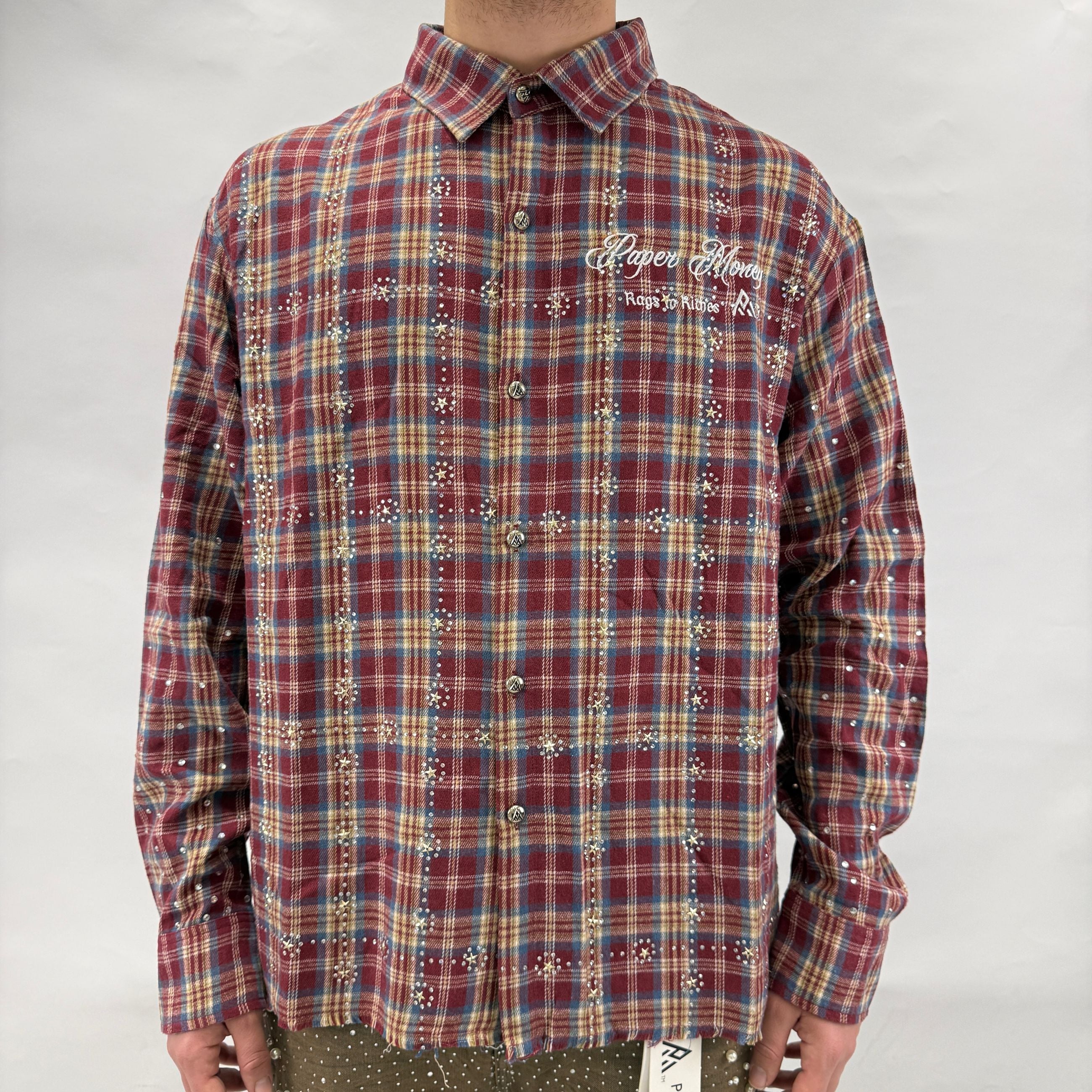 Shirt Rhinestone Wine