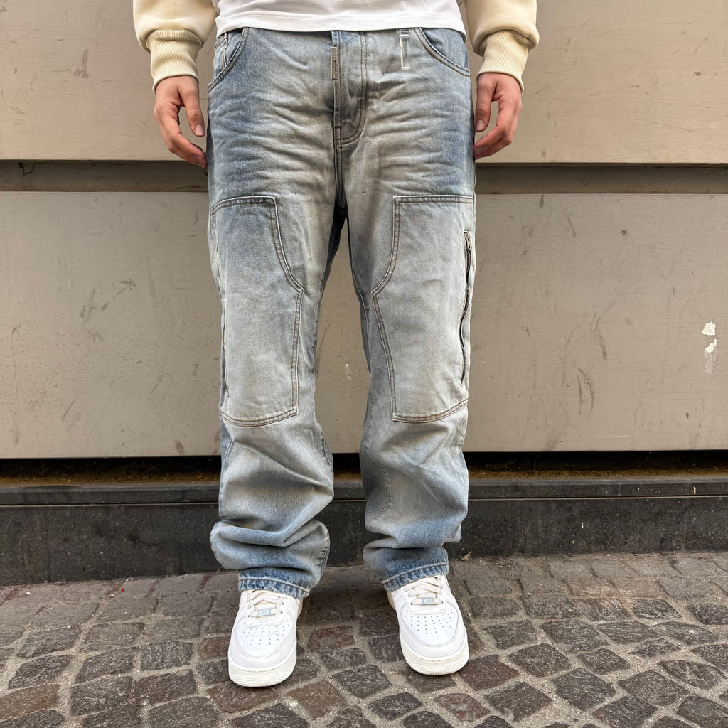 Baggy Zip Denim
