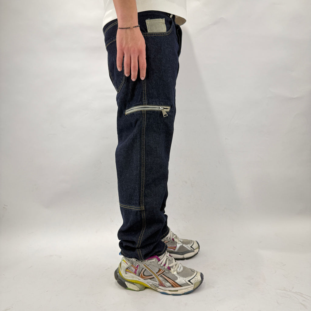 Baggy Zip Denim