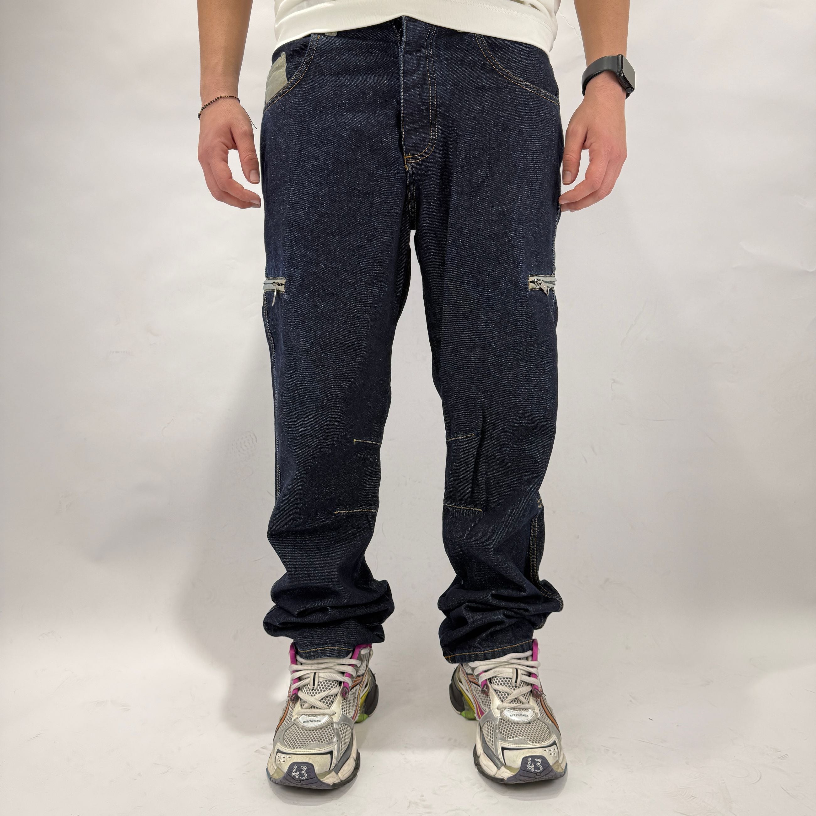 Baggy Zip Denim