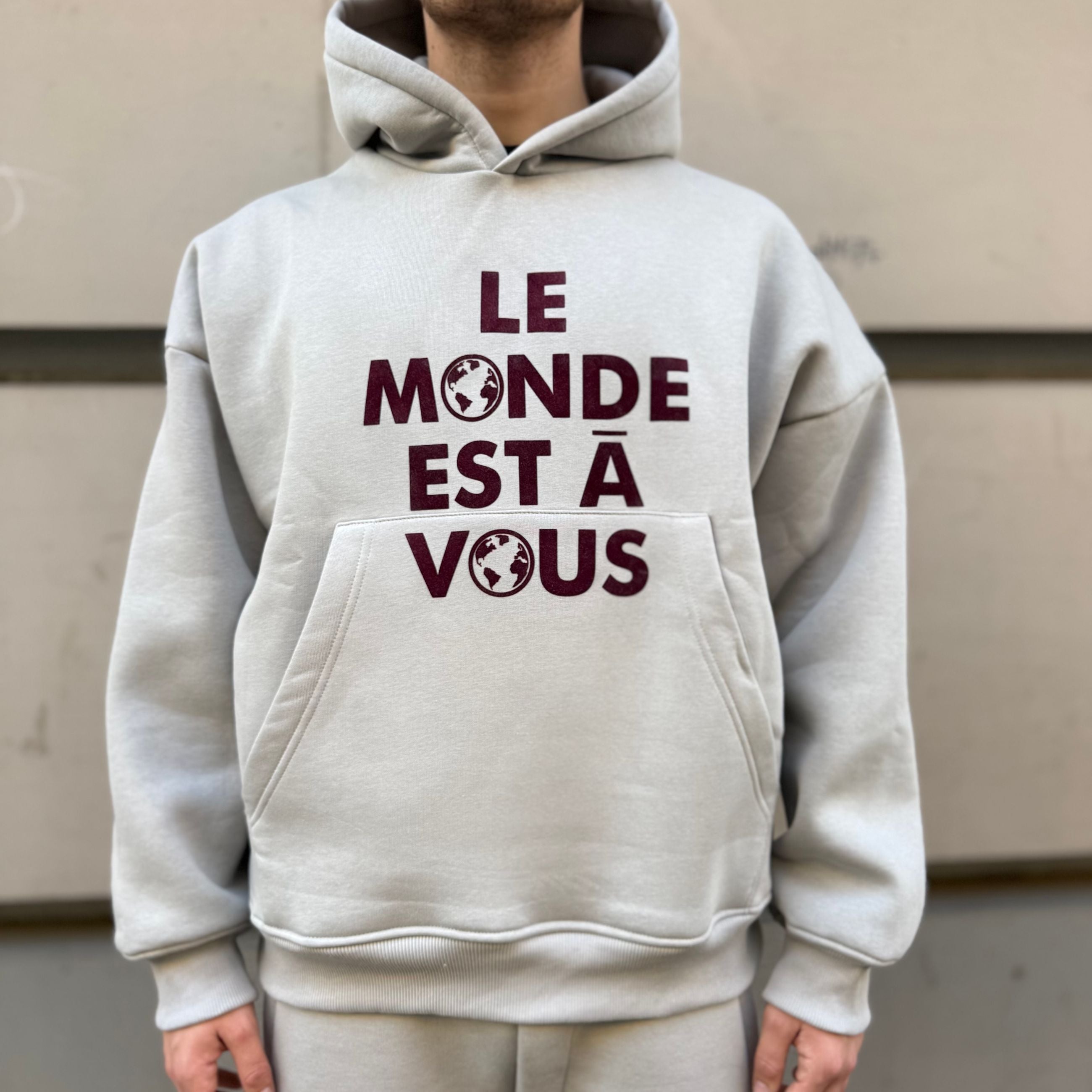 Sweat Le Monde Grigio