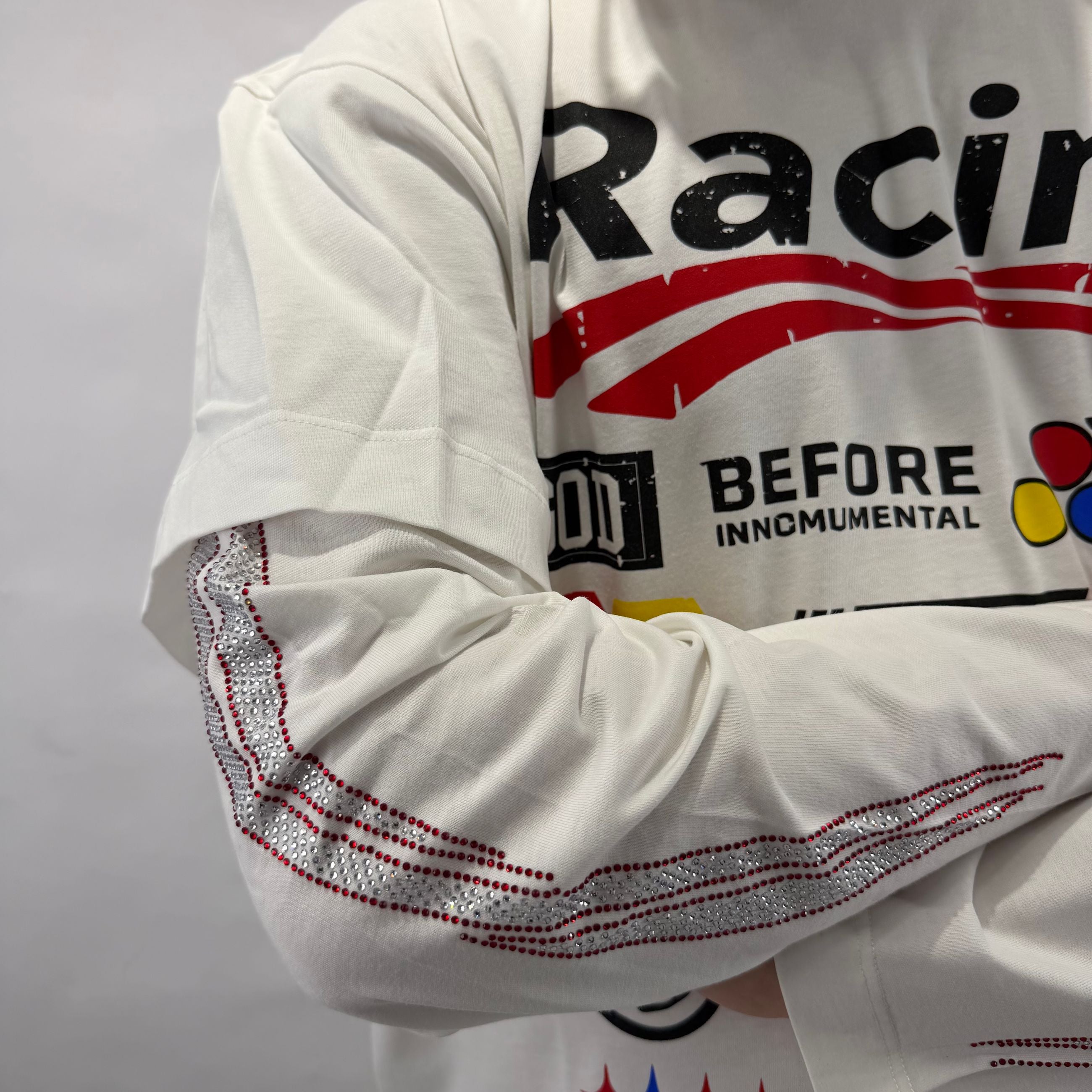 Longsleeve Racing Panna