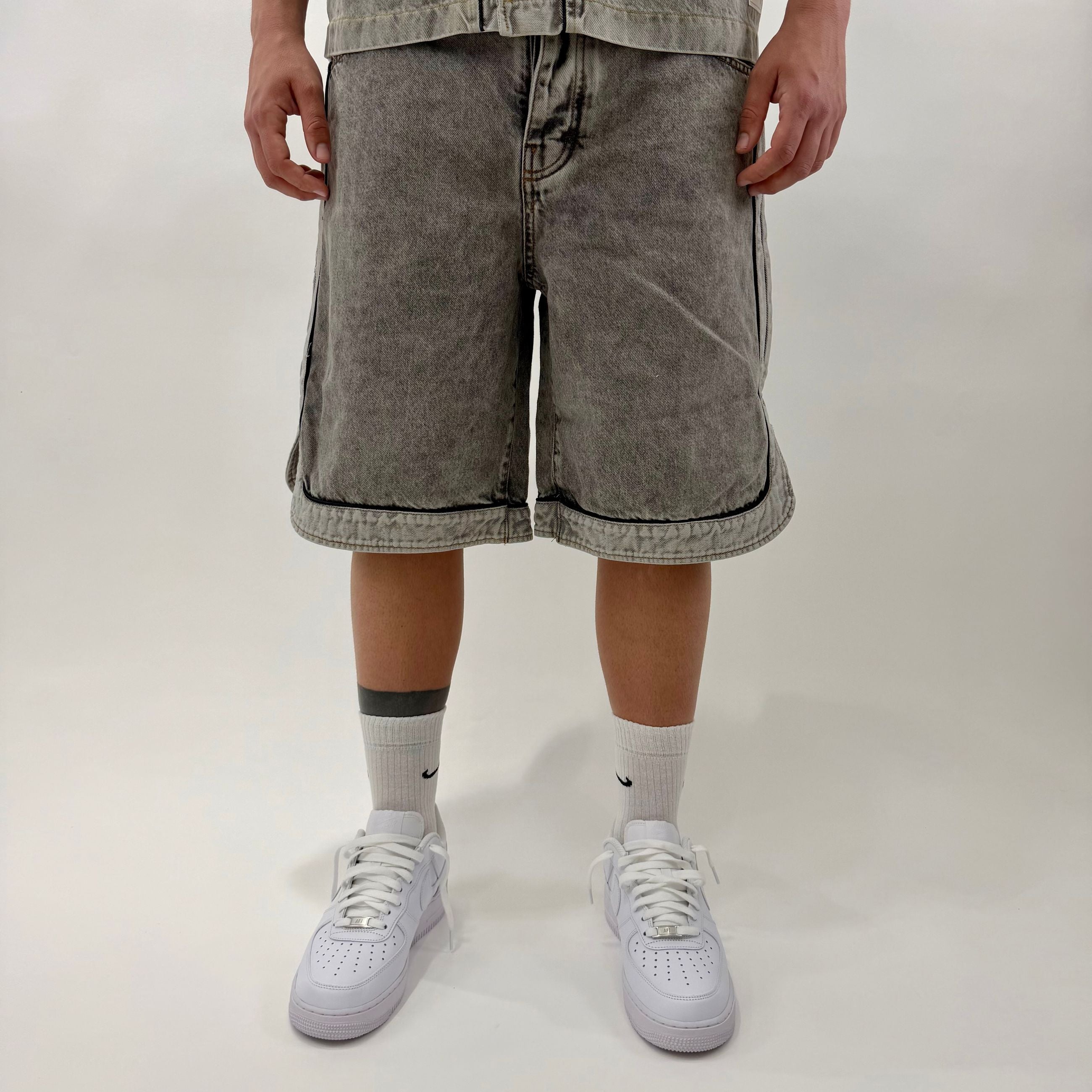 Short Jeans Grigio
