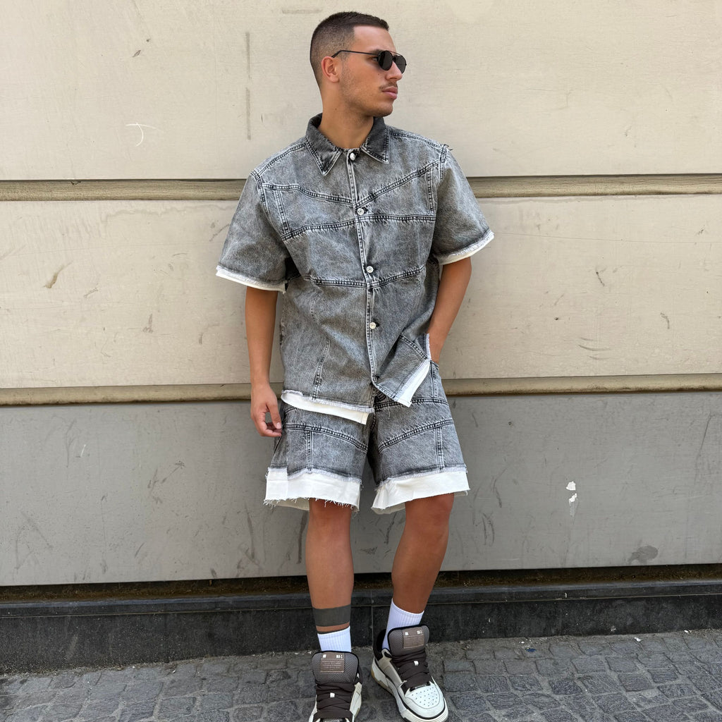 Shirt Double Grigio