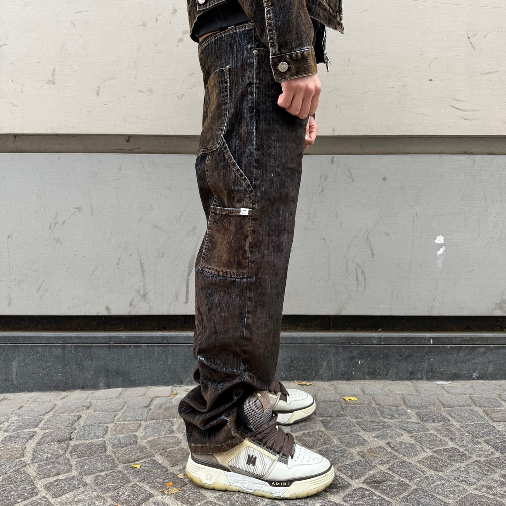 Baggy Denim Floccato