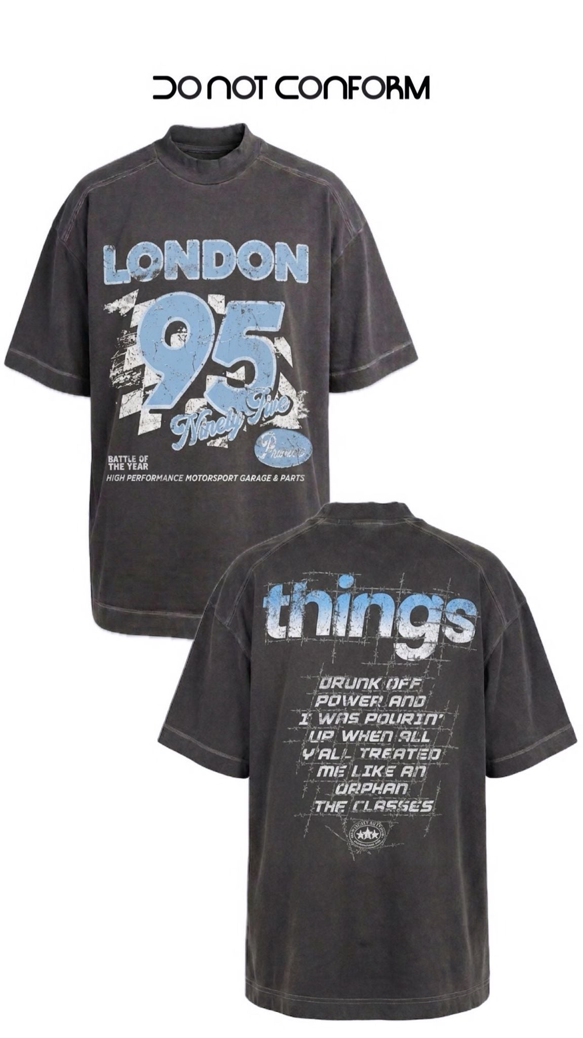 Tee London Grigio
