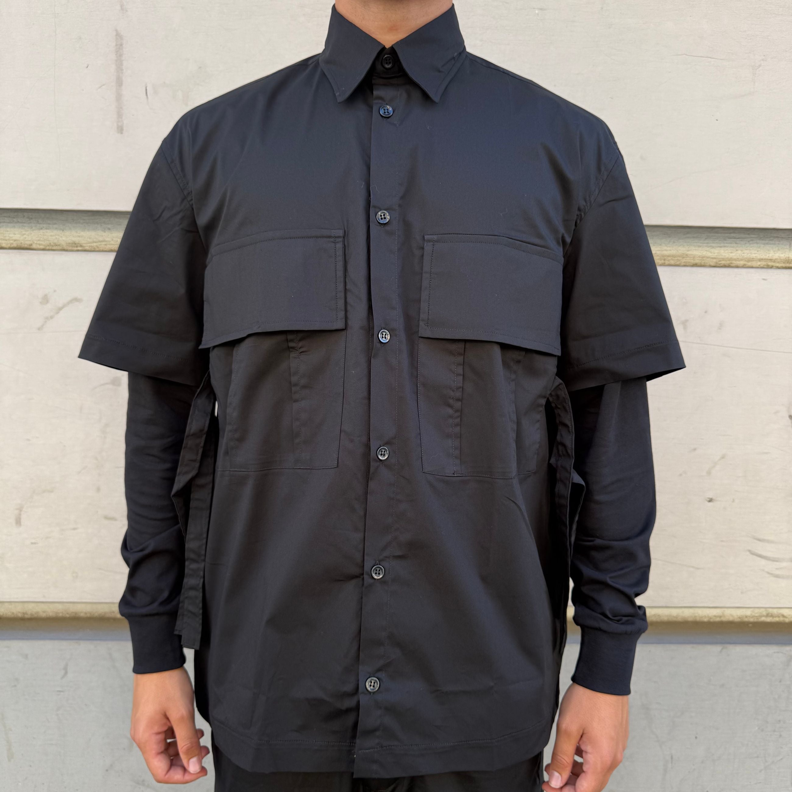 Pockets Shirt Nero