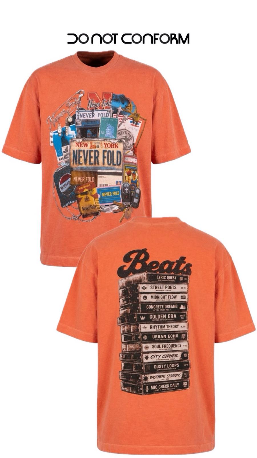 Tee Never Fold Arancione