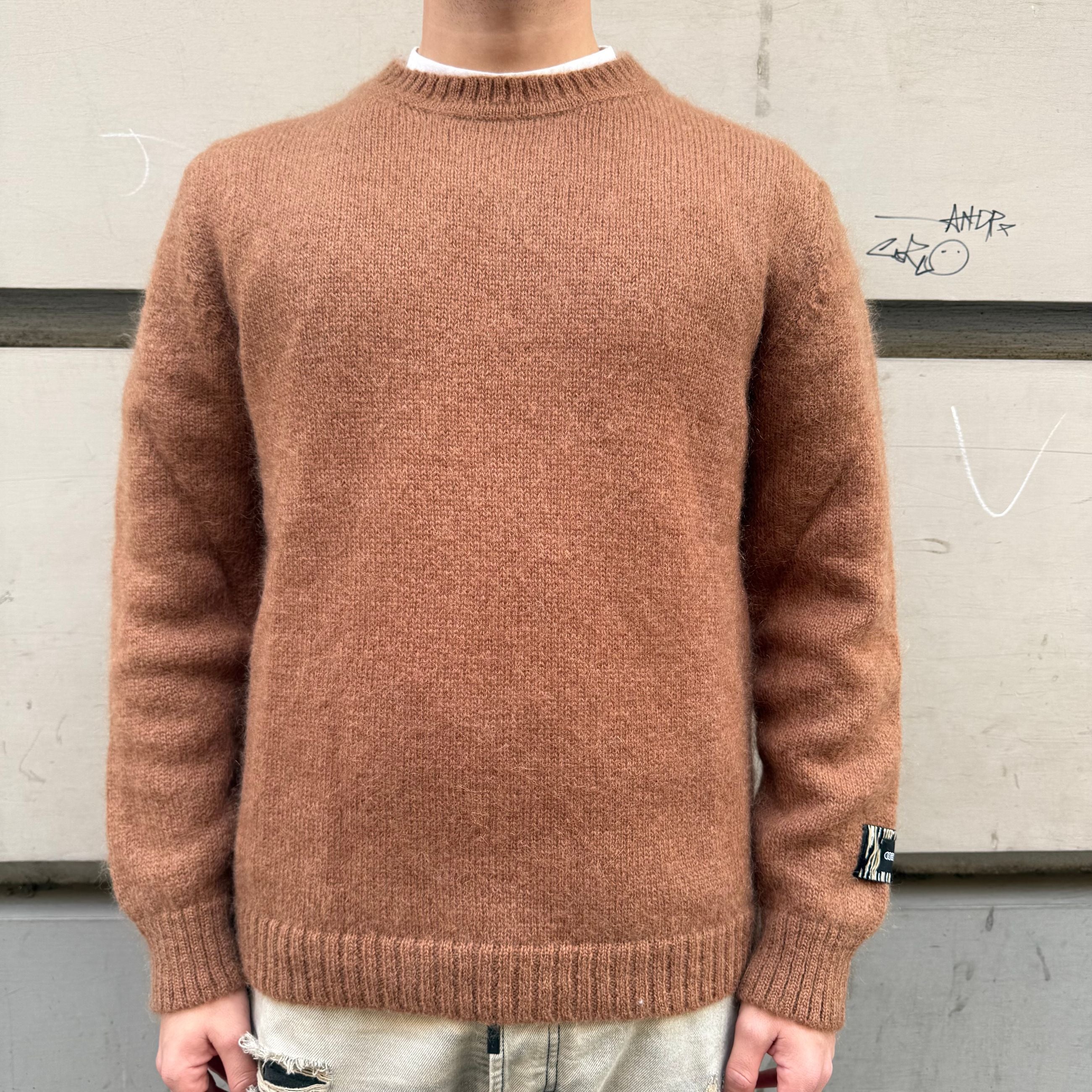 Pull Lana Mohair Cammello