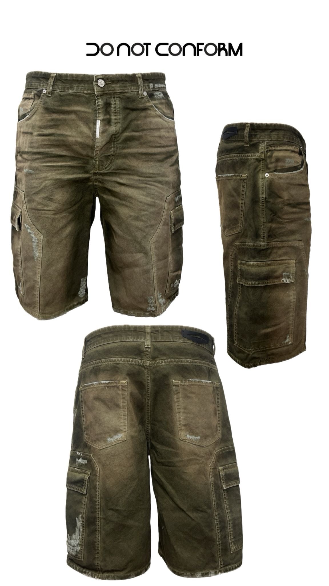 Short Washed Verde