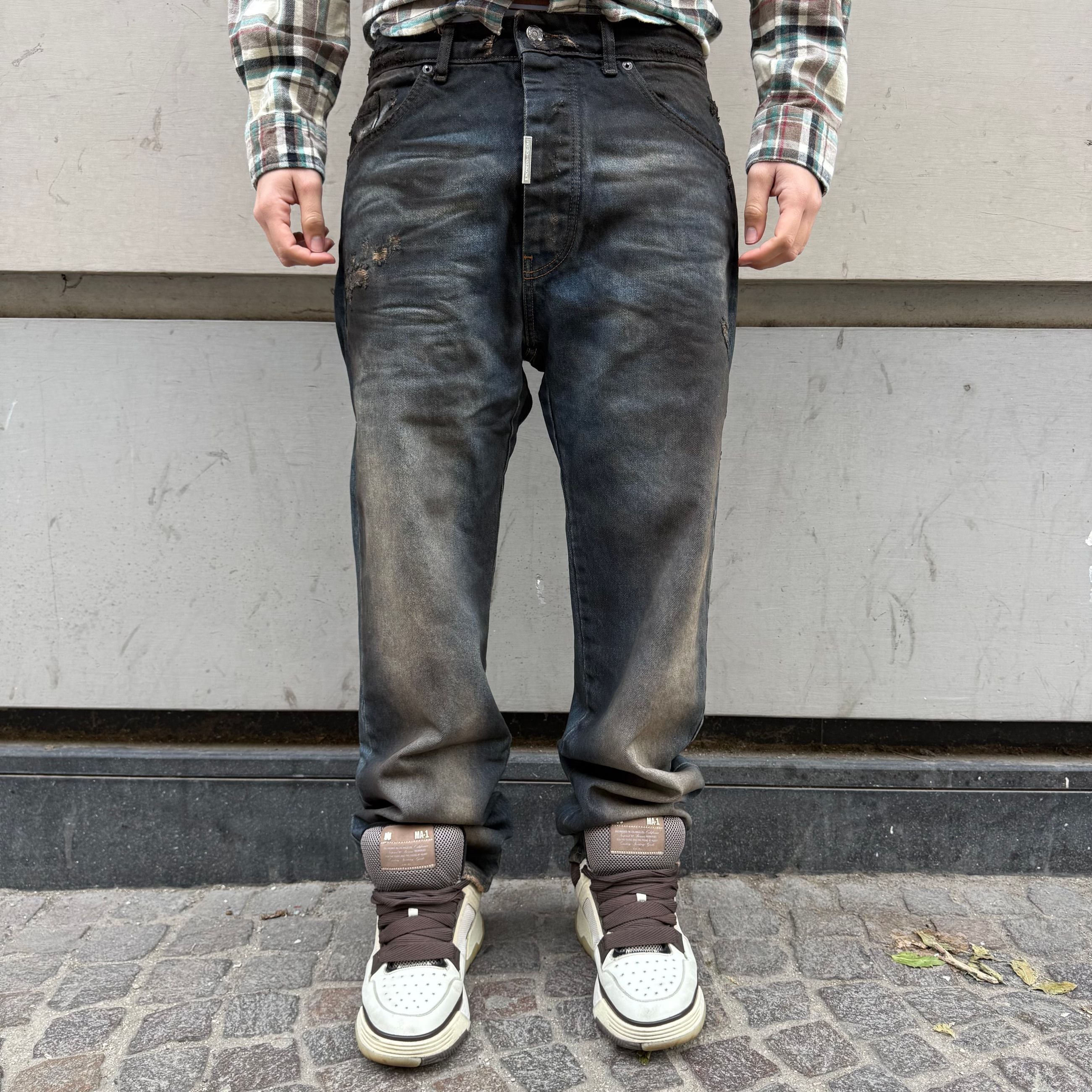 Baggy Sandblasted Nero