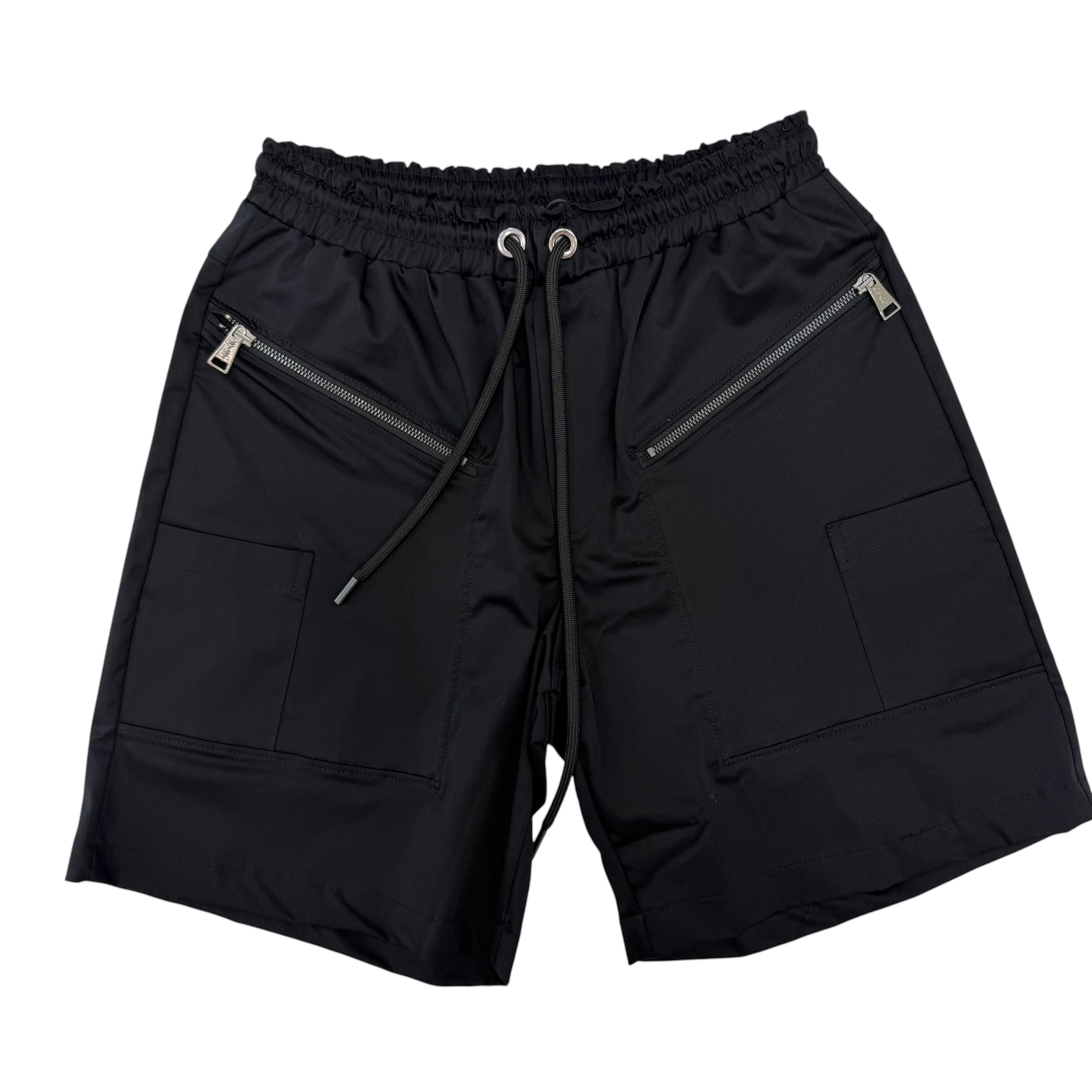 Short Zip Nero